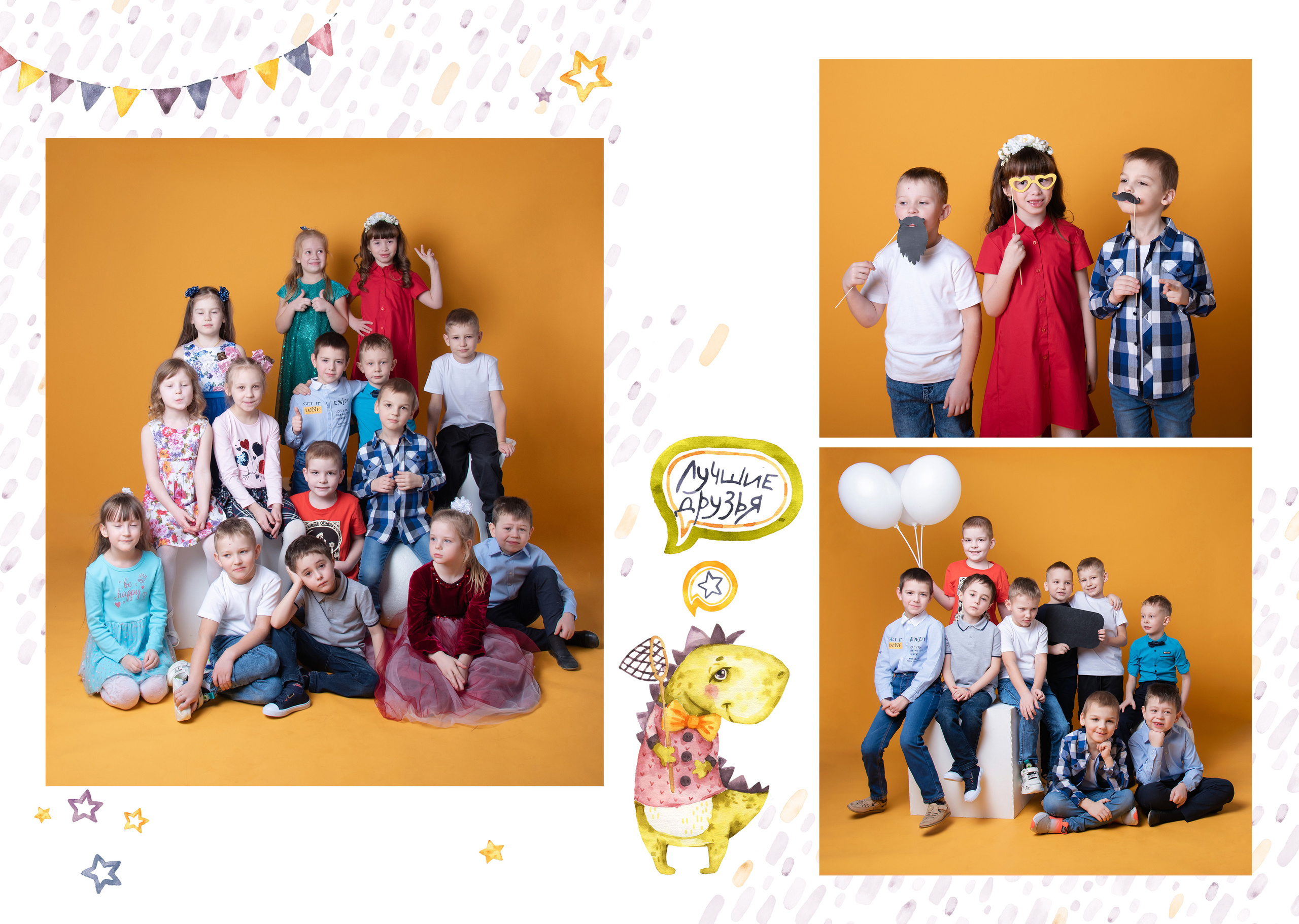 Самая популярная книга для детского сада "Динозаврики/единорожки". Лапшина Юлия — школьный фотограф в Нижнем Новгороде. Выпускные альбомы
