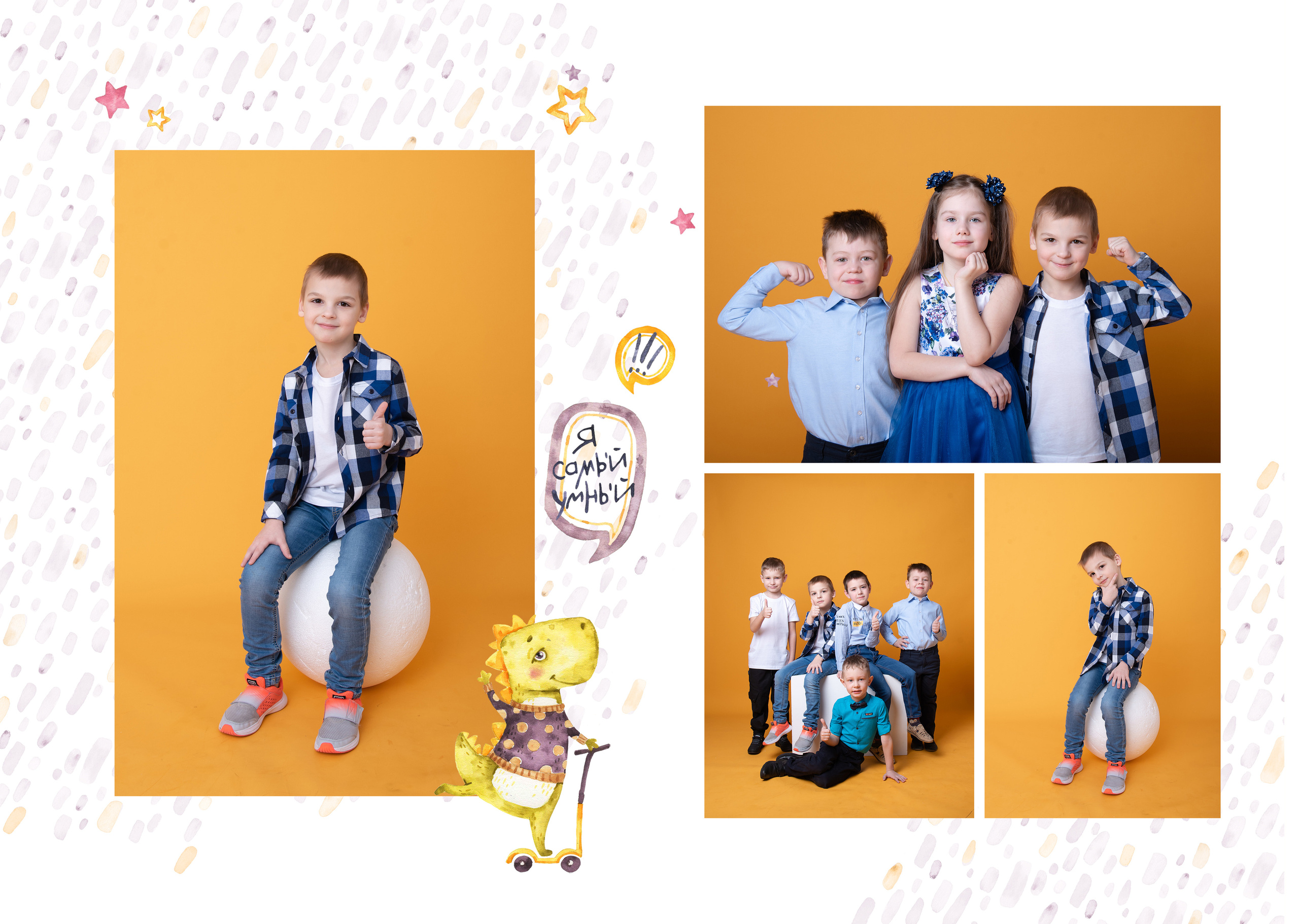 Самая популярная книга для детского сада "Динозаврики/единорожки". Лапшина Юлия — школьный фотограф в Нижнем Новгороде. Выпускные альбомы
