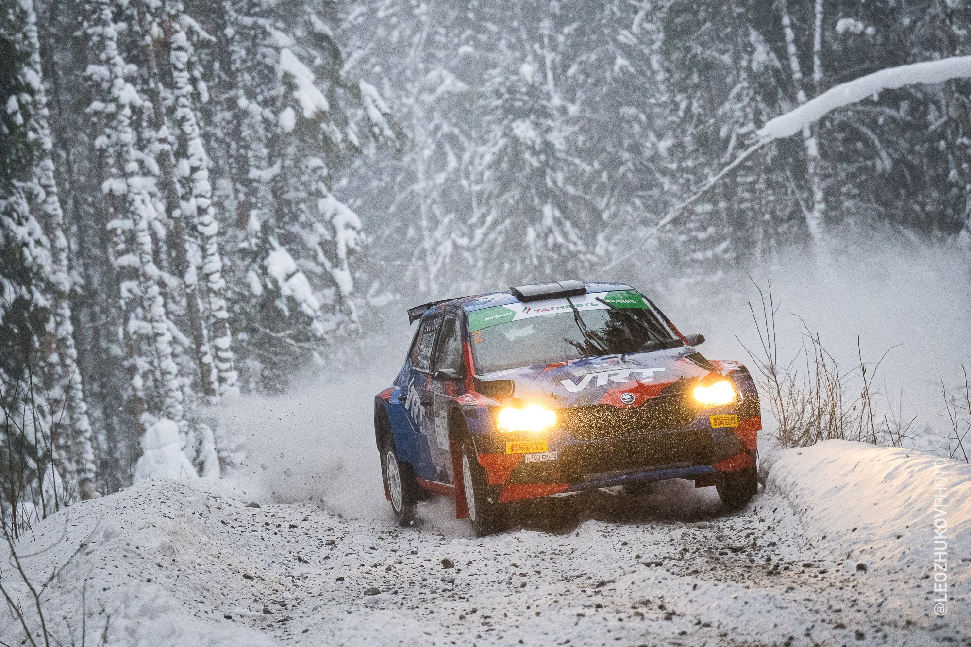 Rally Karelia 2026. Sports photographer Leonid Zhukov