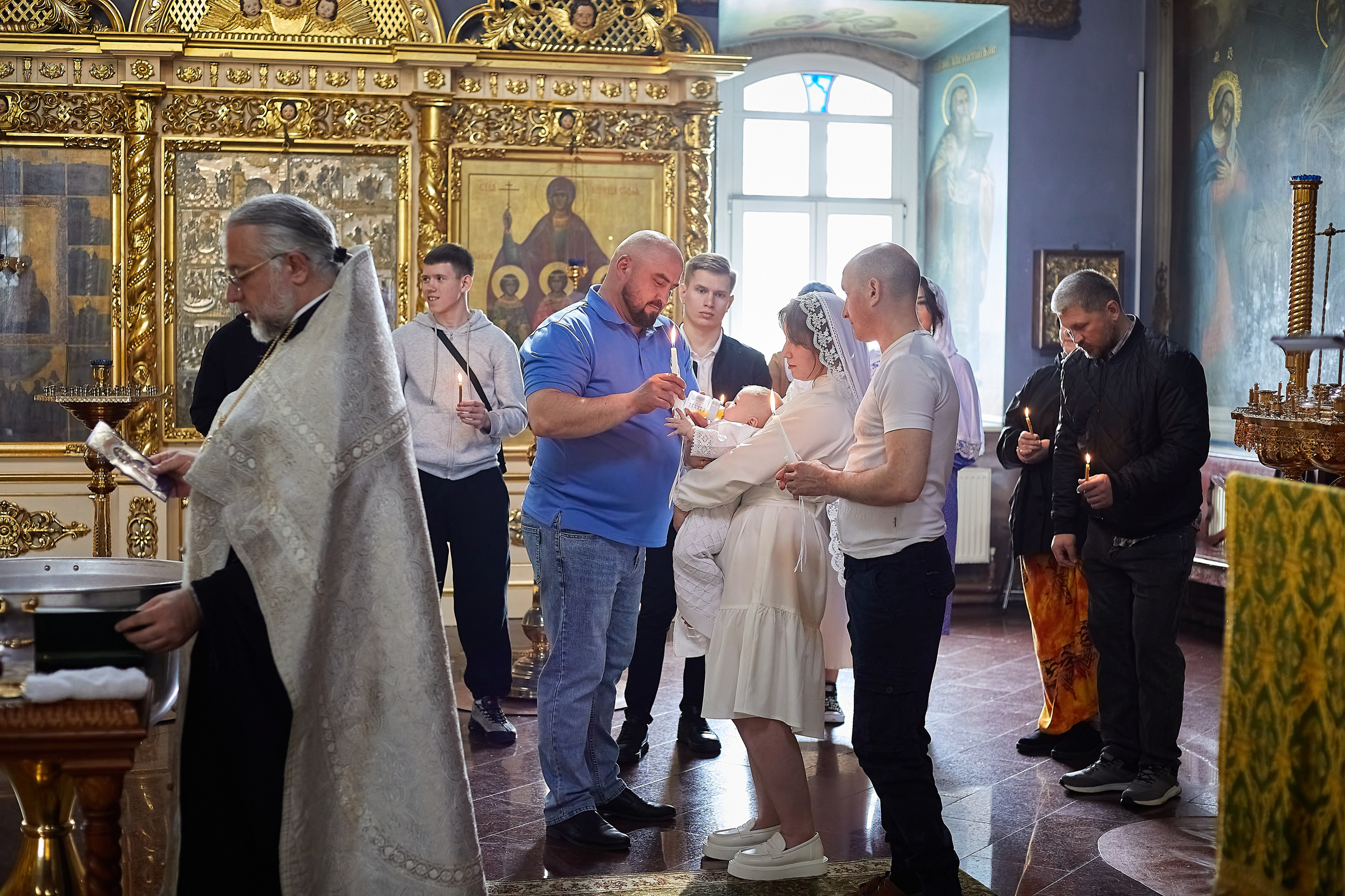 Крещение Ярослава. Семейный и детский фотограф в Ярославле Юлия Галашина