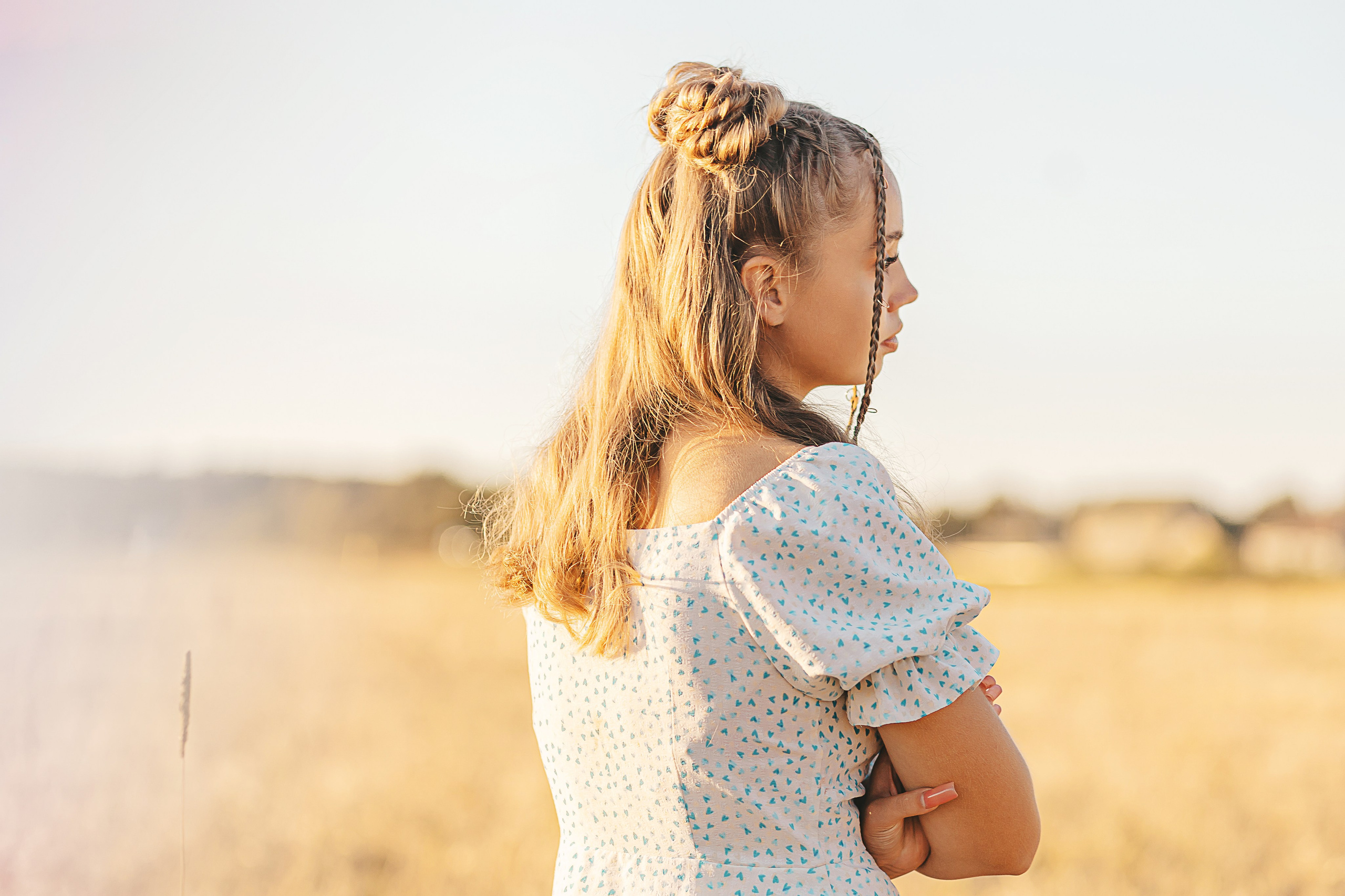 Фотосессия в поле. Семейный и женский фотограф в Москве Надежда Воробьева