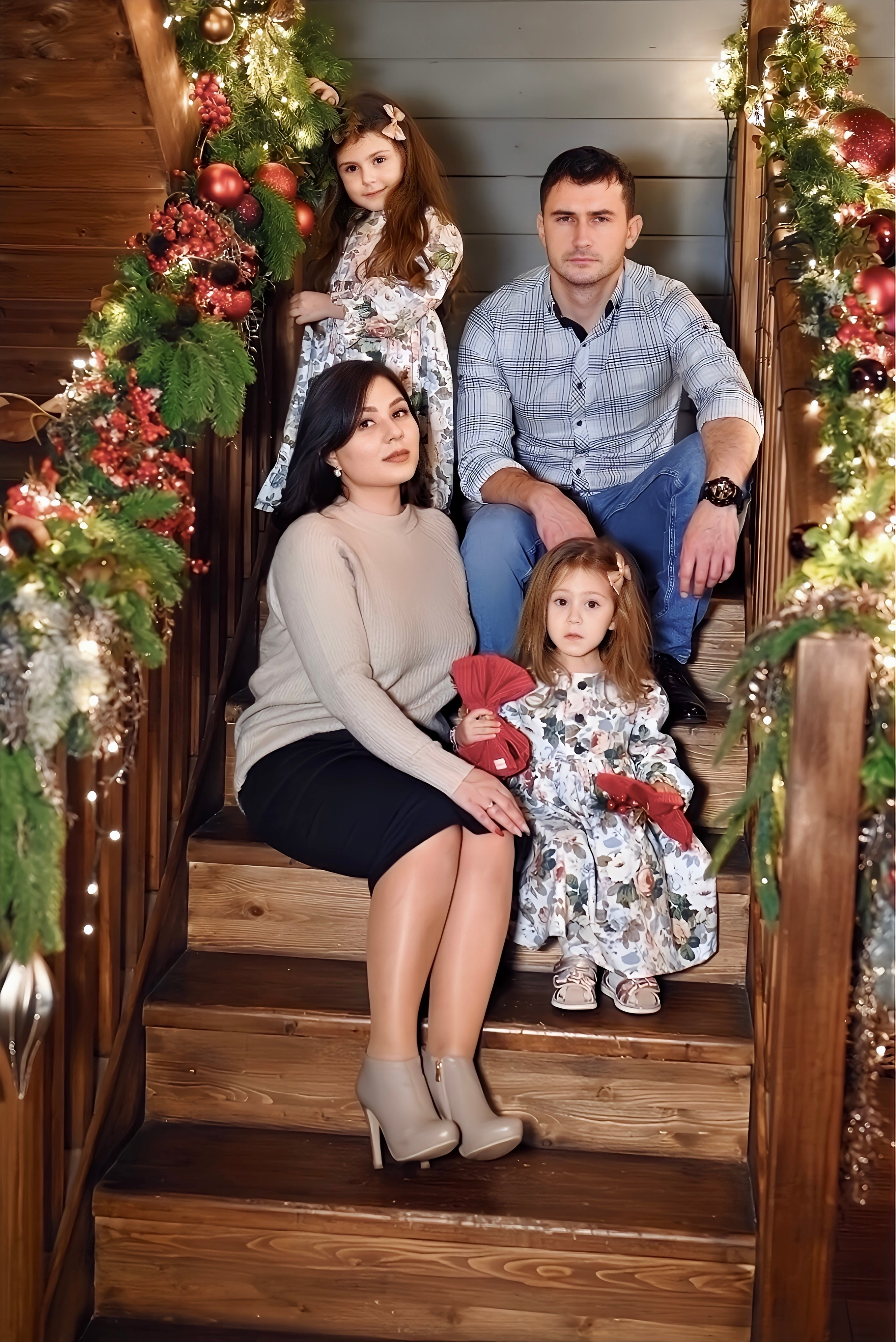 Дарья с семьей в Шале. Семейный и детский фотограф Москва
