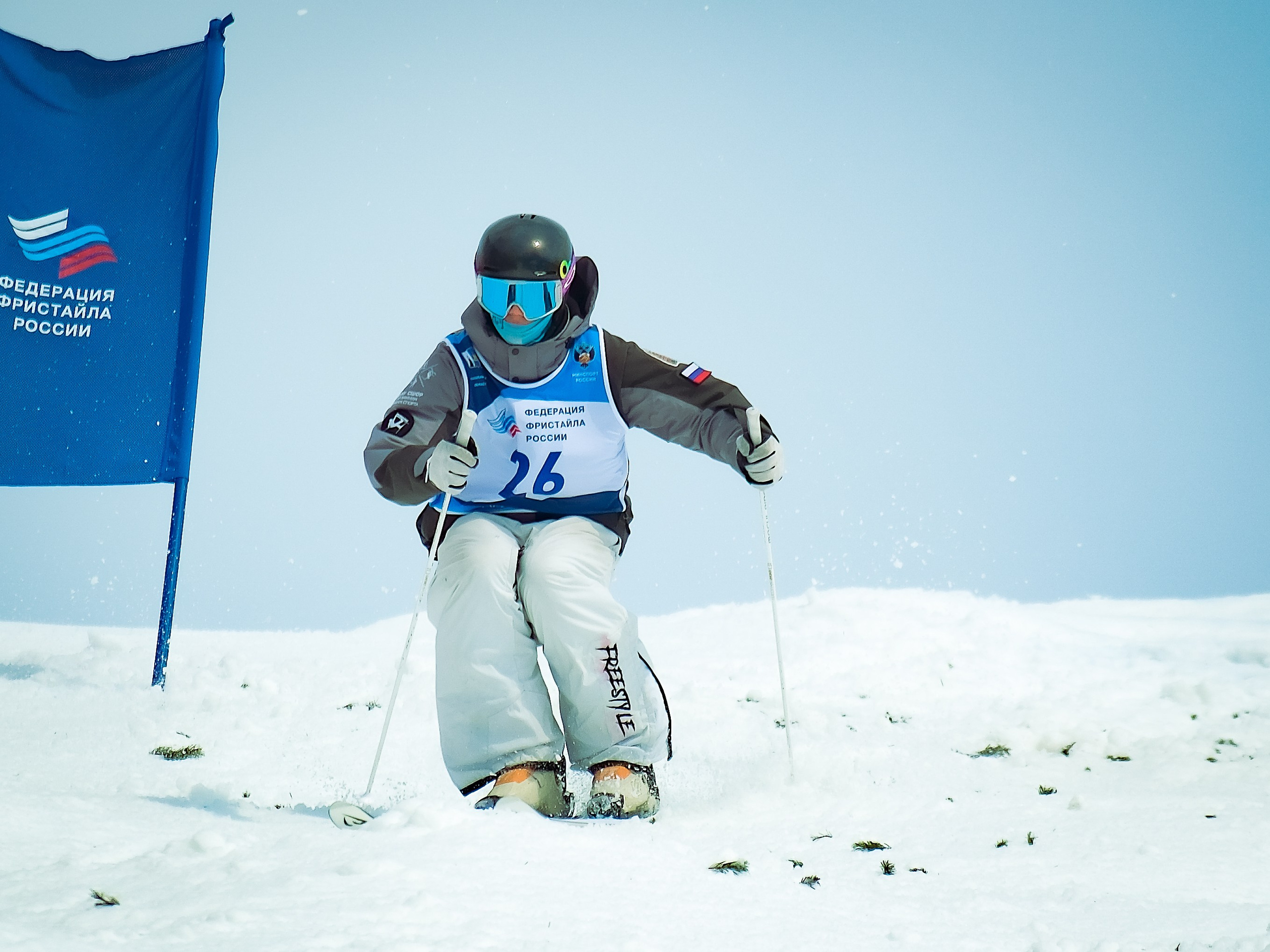 Могул. Чемпионат России. Фотограф. г. Южно-Сахалинск. Олег Толстов