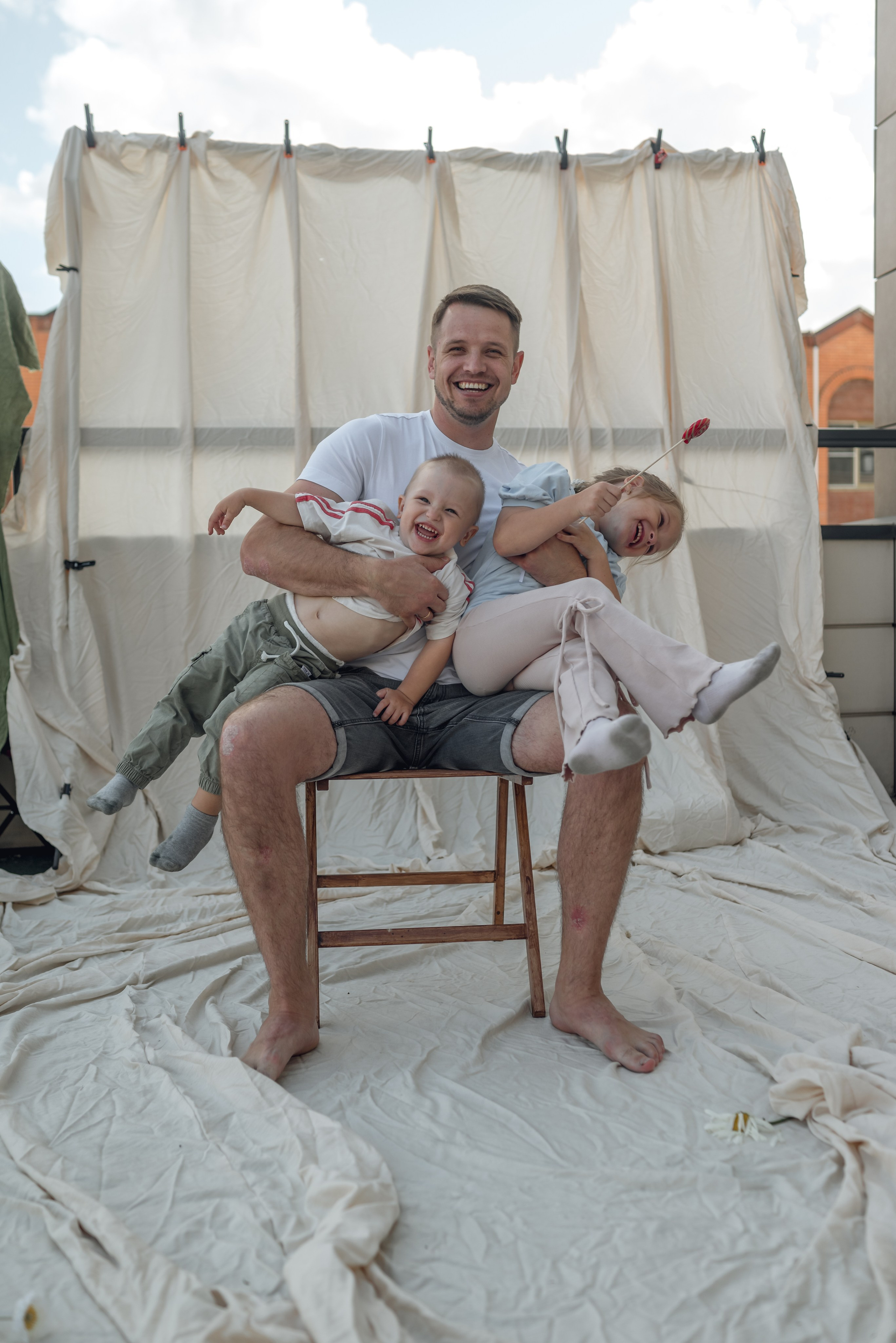 На крыше. Семейный и детский фотограф в Москве Князева Диана