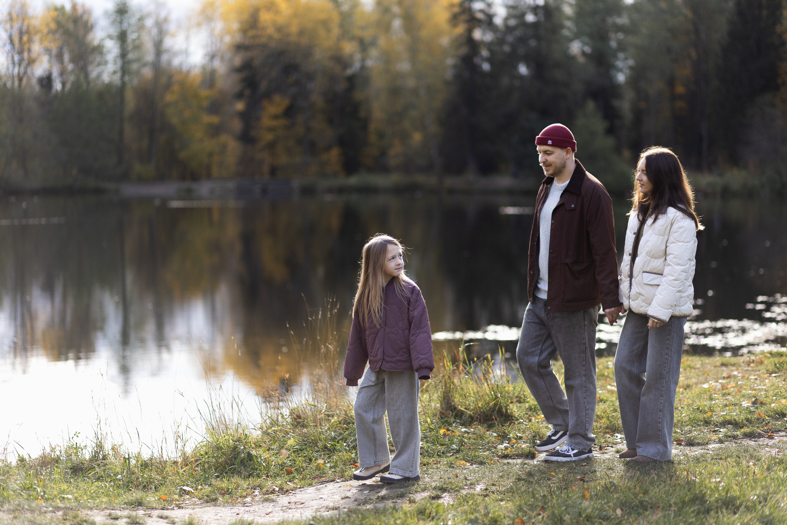 Осень в Шуваловском парке. Портретный фотограф в Санкт-Петербурге