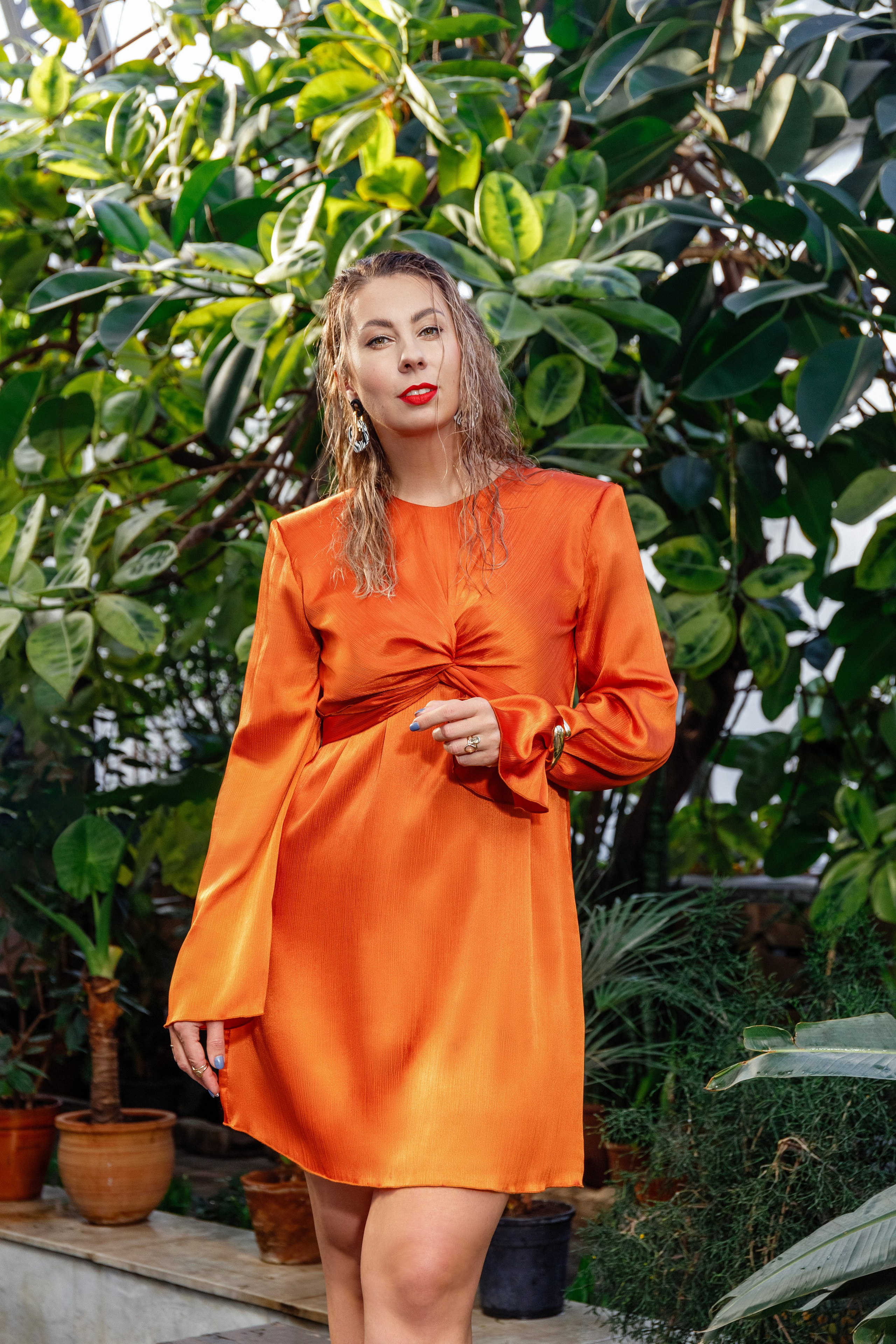 Весенняя съёмка в оранжерее Таврического сада