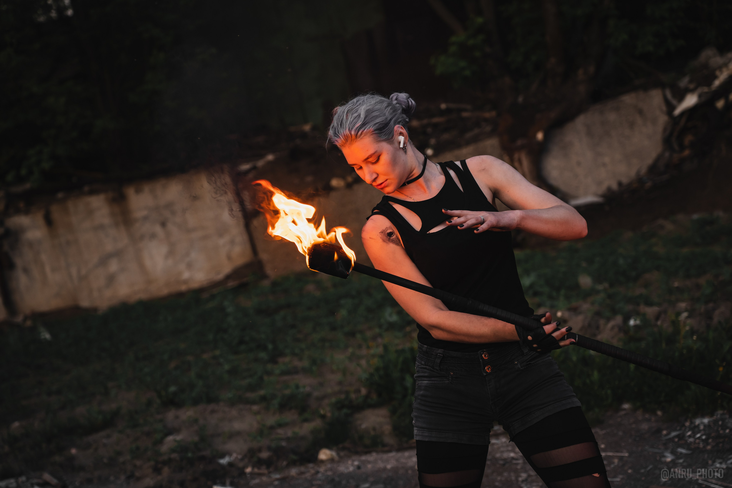 Огненная тренировка. Репортажный фотограф Анастасия Рубцова