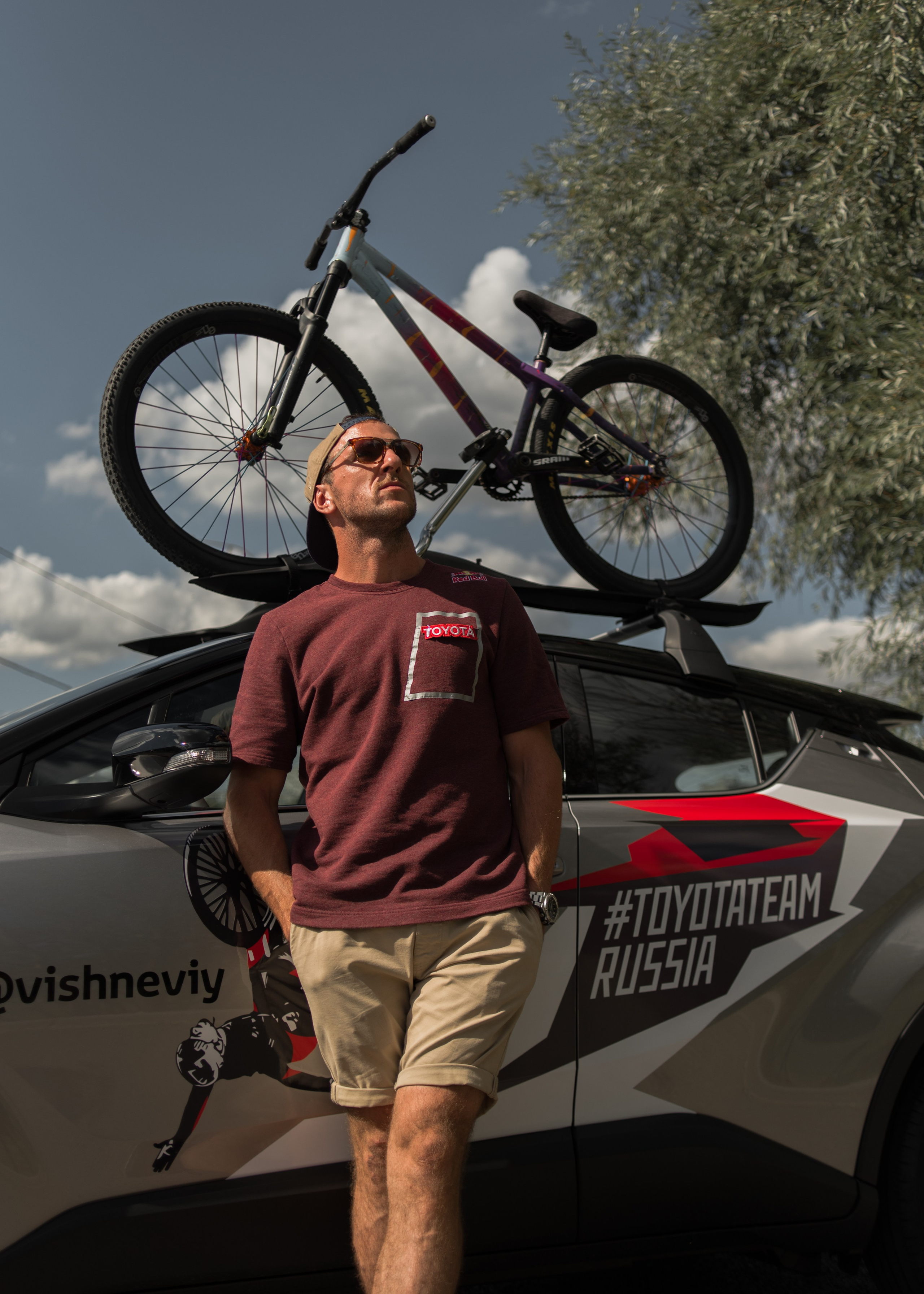 Атлеты Toyota Team Russia. DeLorein