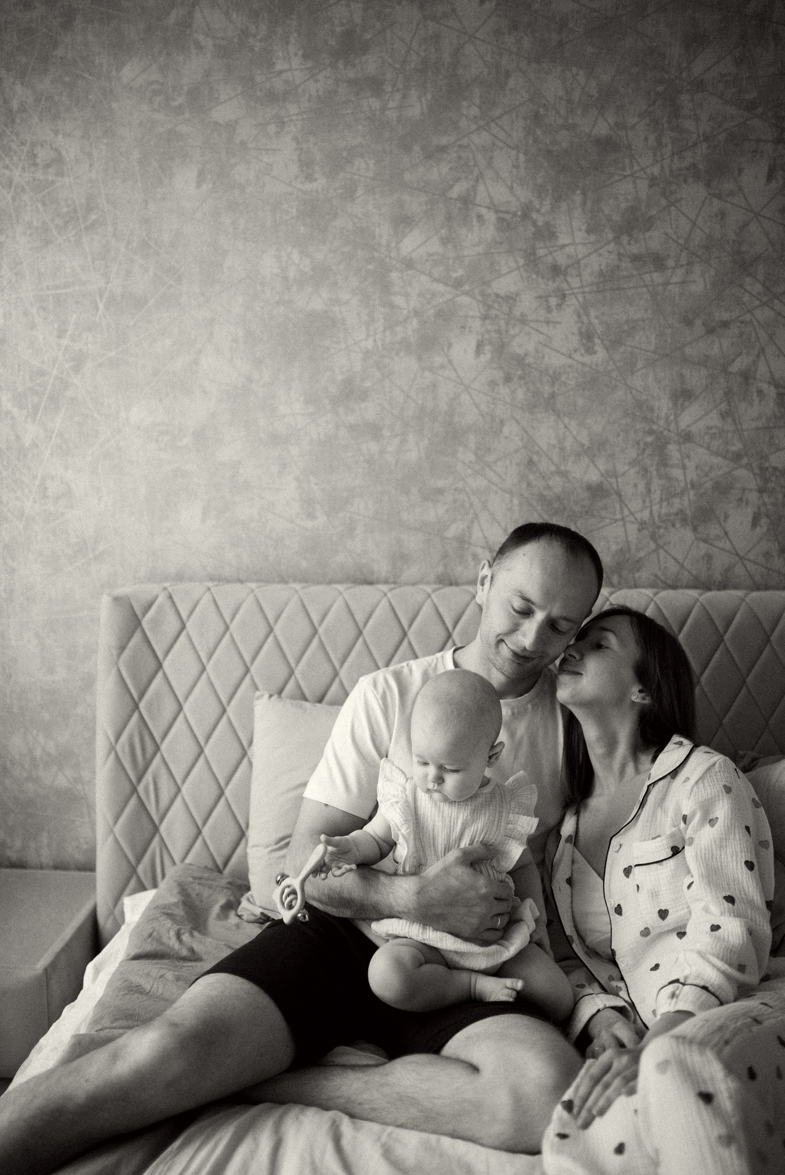 Домашняя семейная история: Василисе 10 месяцев. Семейная фотосессия Бутово Москва фотограф Алина Морщагина