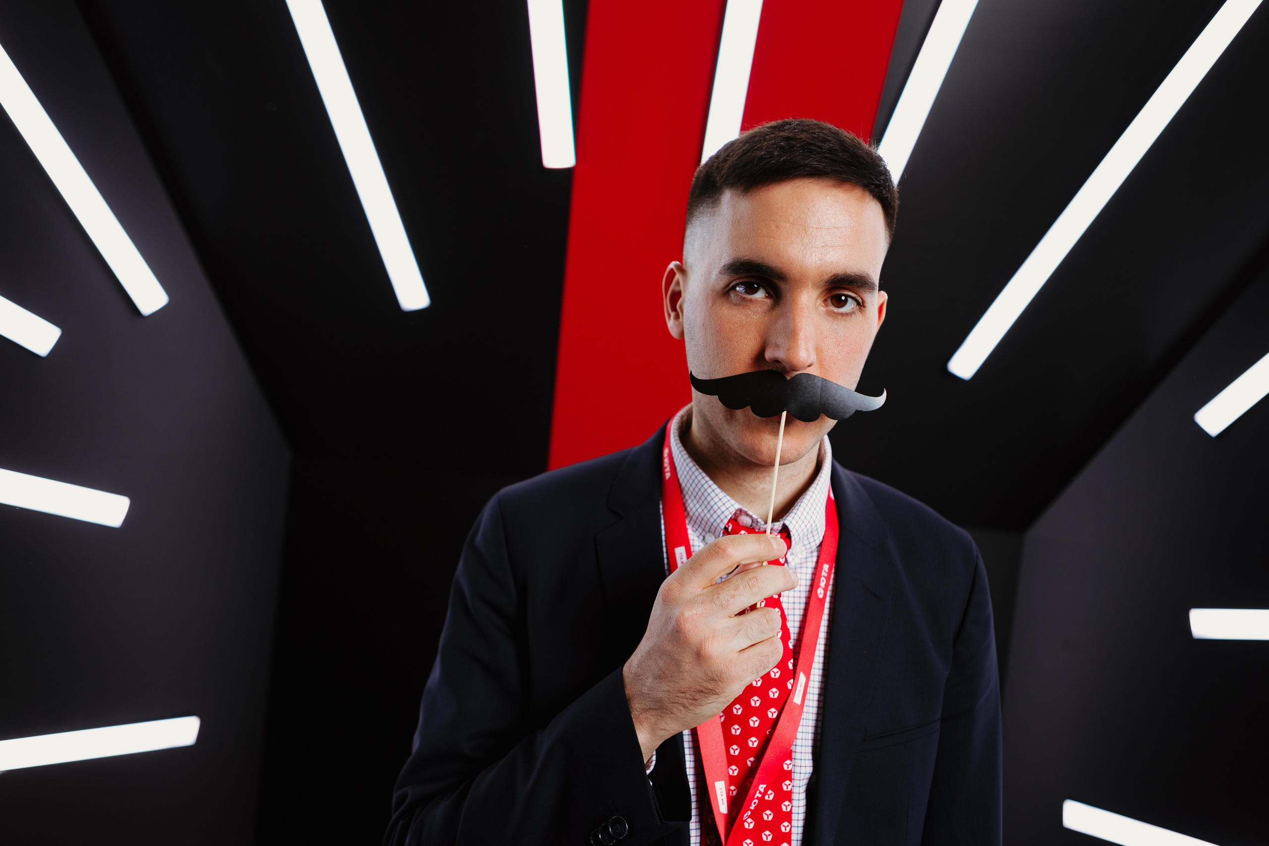 Photo zone of the UTA company. Commercial photographer | Anton Ermakov