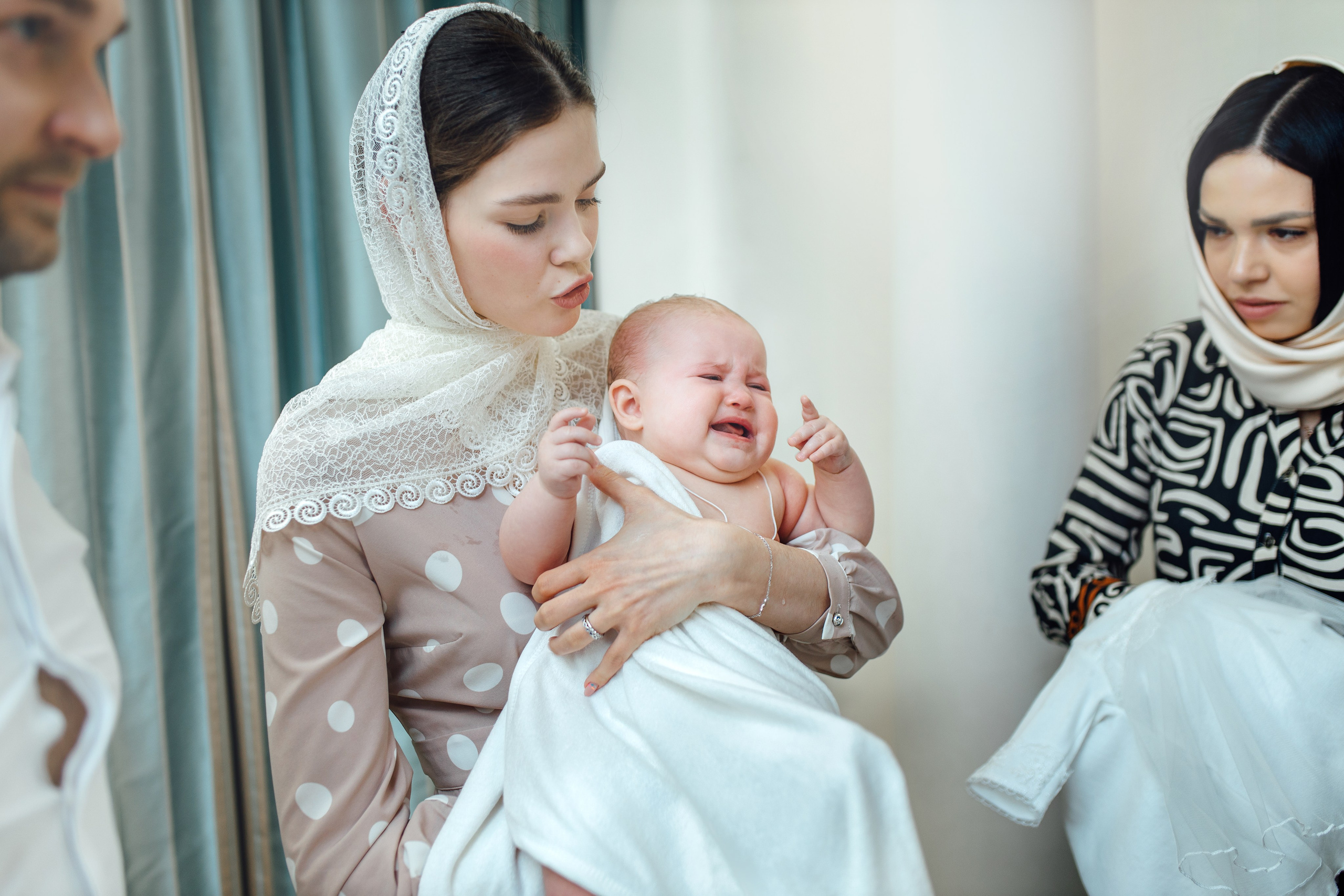 Таинство крещения Софии, апрель 2024