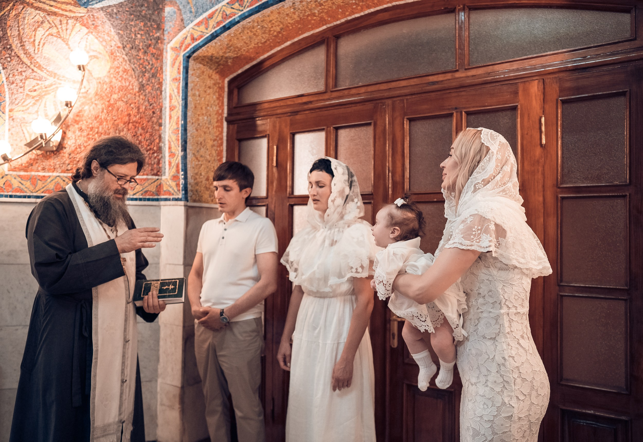 Крещение в Свято-Троицком монастыре Симферополь. Церковный фотограф Севастополь