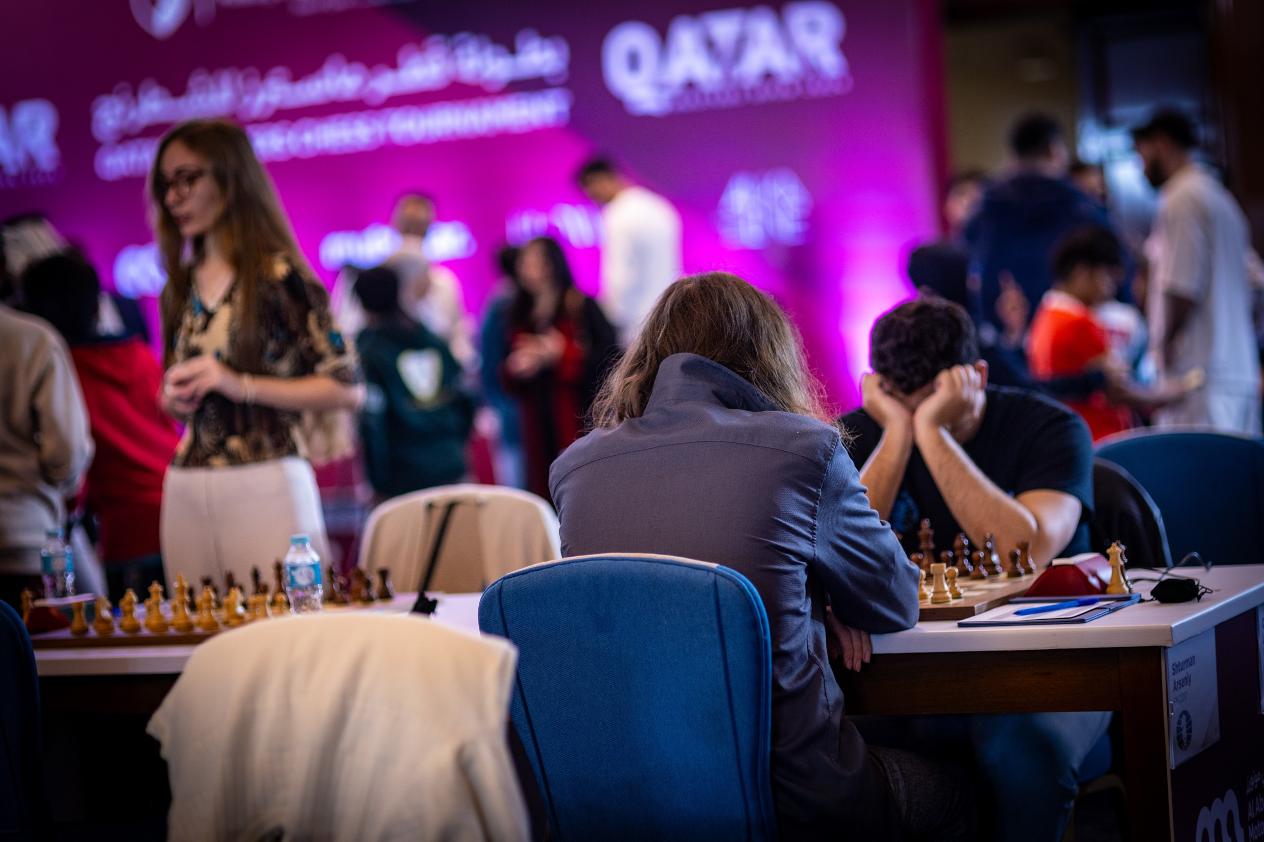 2024.12.03 Qatar Masters Open 2024 — Round1. Фотограф Анна Штурман (репортажная съёмка любых событий и мероприятий) Anna Shtourman photographer