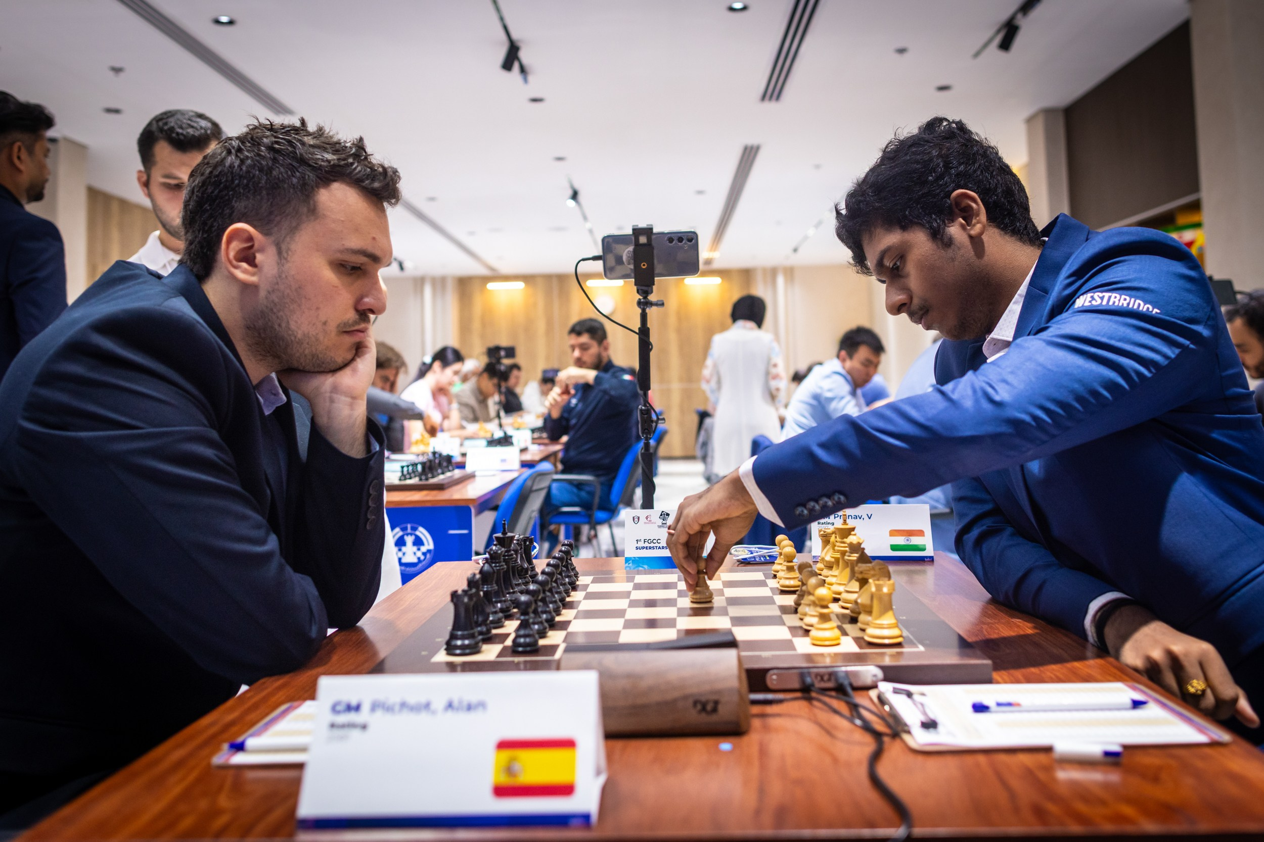 2025.09.01 1st. FUJAIRAH GLOBAL Chess Championship — Round9. Фотограф Анна Штурман (репортажная съёмка любых событий и мероприятий) Anna Shtourman photographer