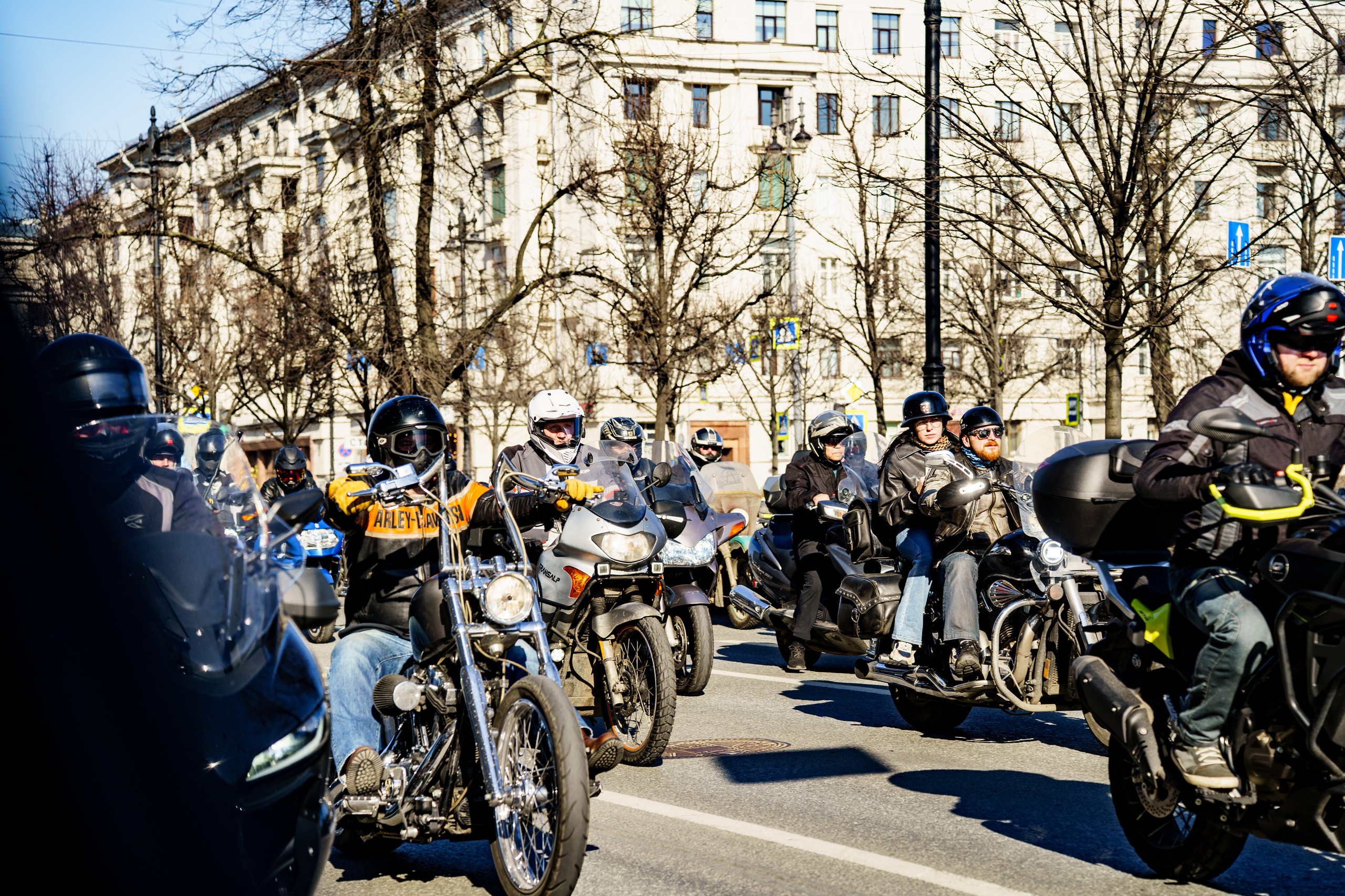 Прохват мотоклуба Norman Riders ч.1. Концертный и репортажный фотограф в Санкт-Петербурге Слава Пахомов