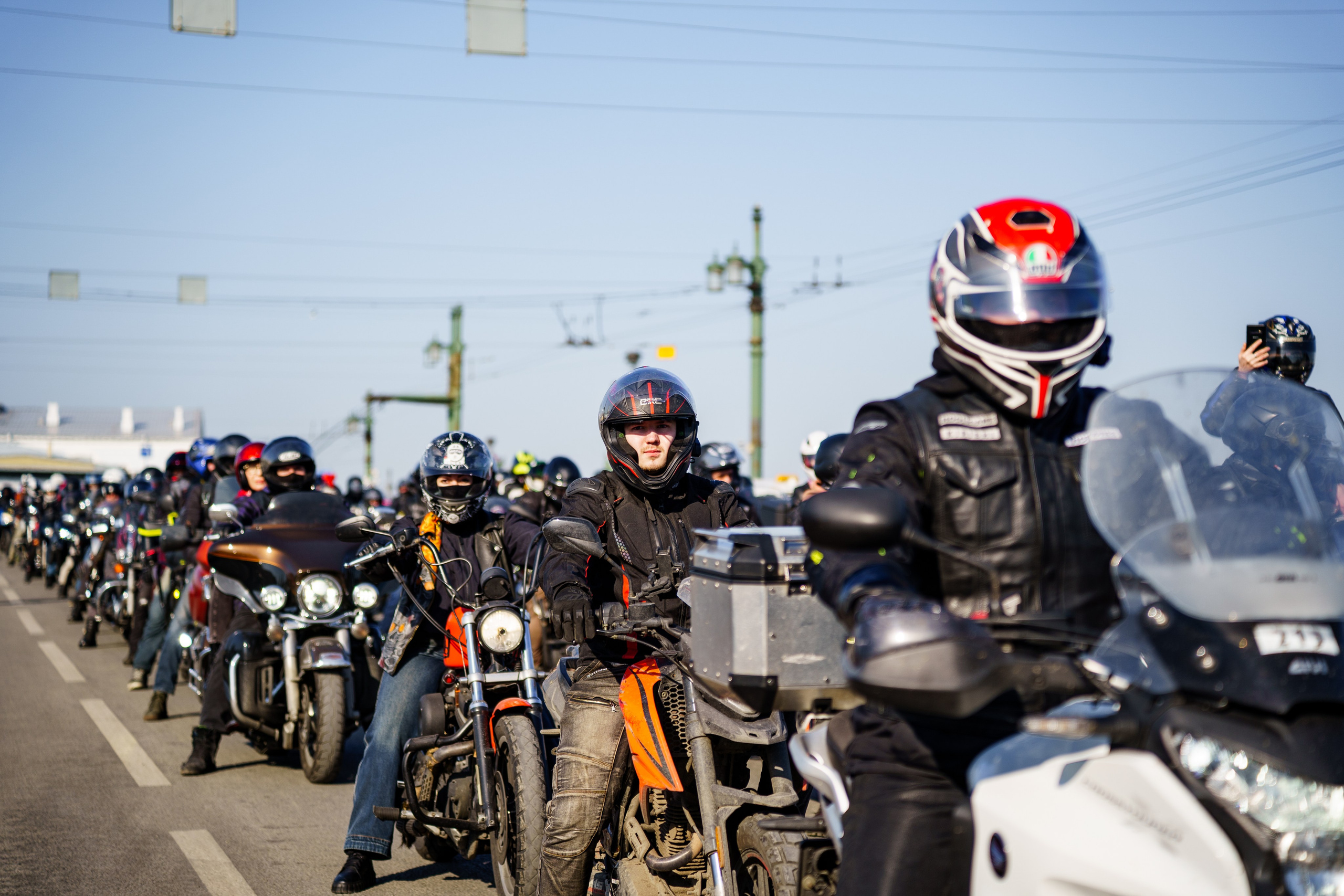 Прохват мотоклуба Norman Riders ч.1. Концертный и репортажный фотограф в Санкт-Петербурге Слава Пахомов