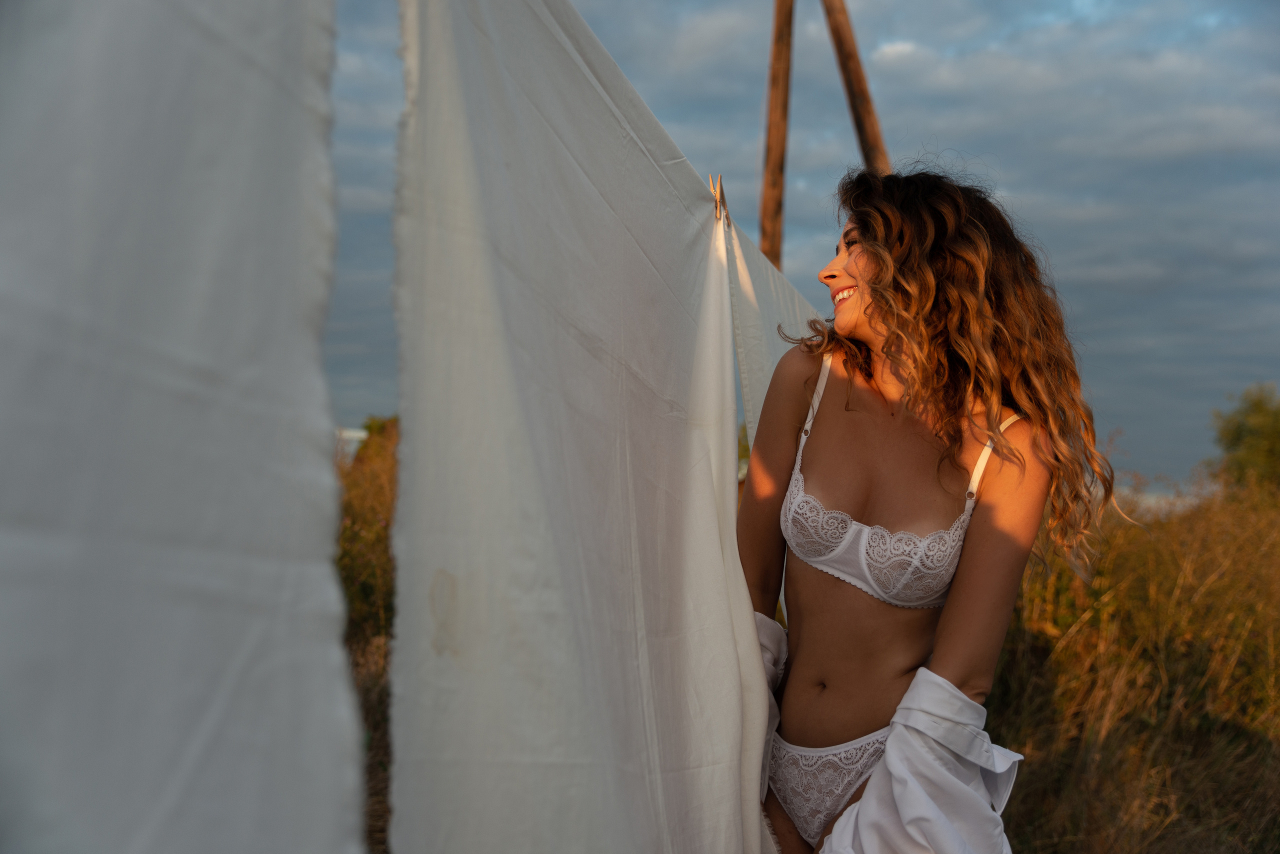 Закат и девушка. Свадебный и портретный фотограф в Белгороде Олеся Гавшина