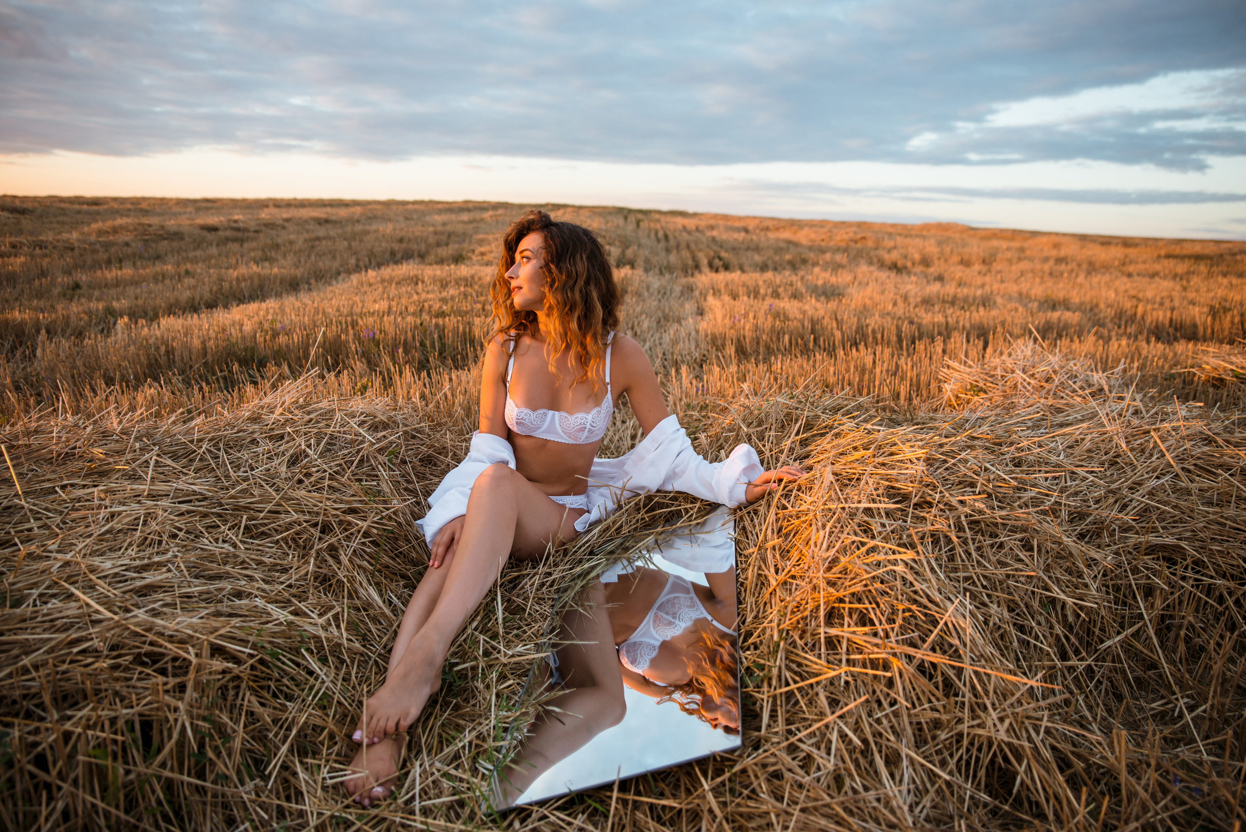 Закат и девушка. Свадебный и портретный фотограф в Белгороде Олеся Гавшина