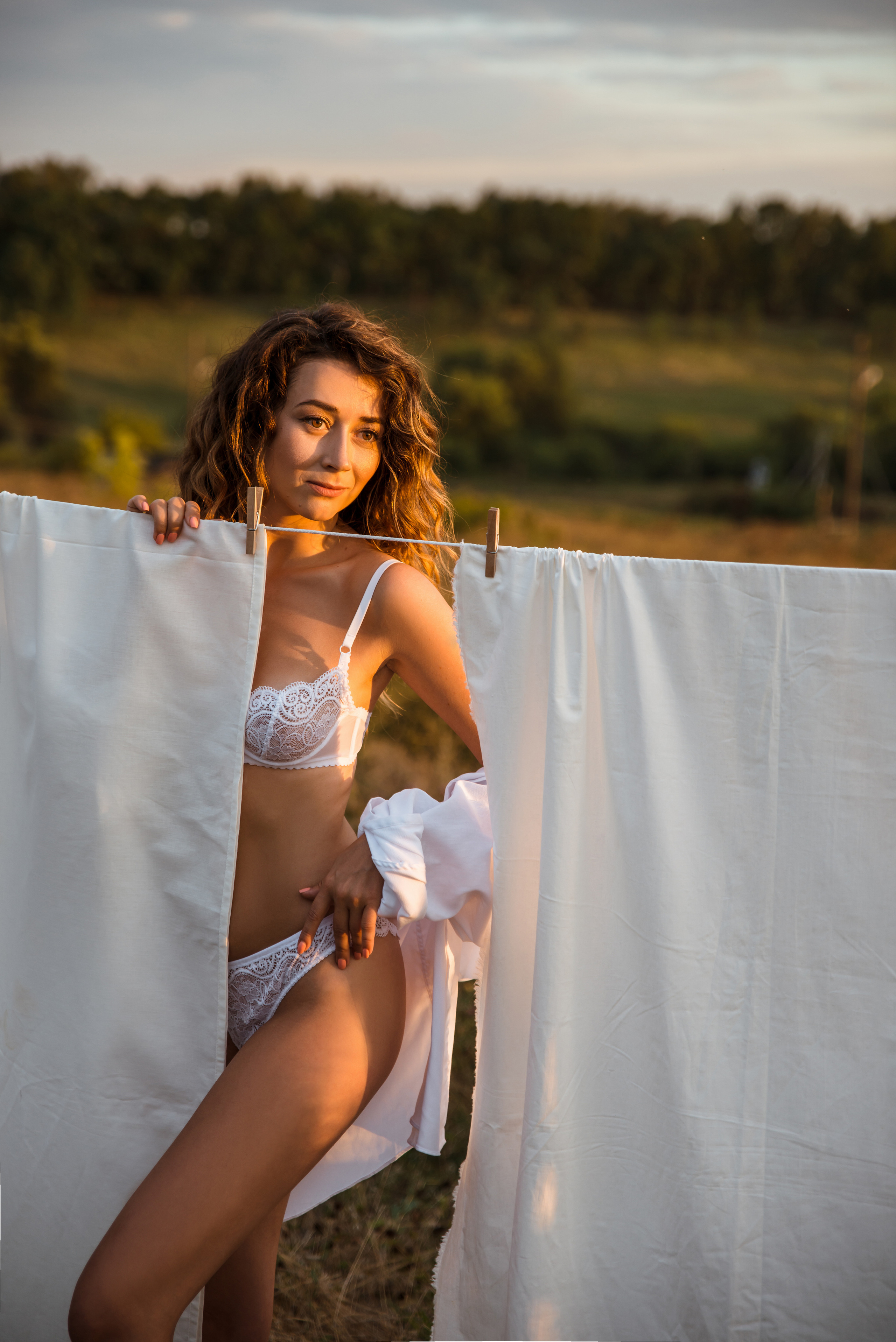 Закат и девушка. Свадебный и портретный фотограф в Белгороде Олеся Гавшина