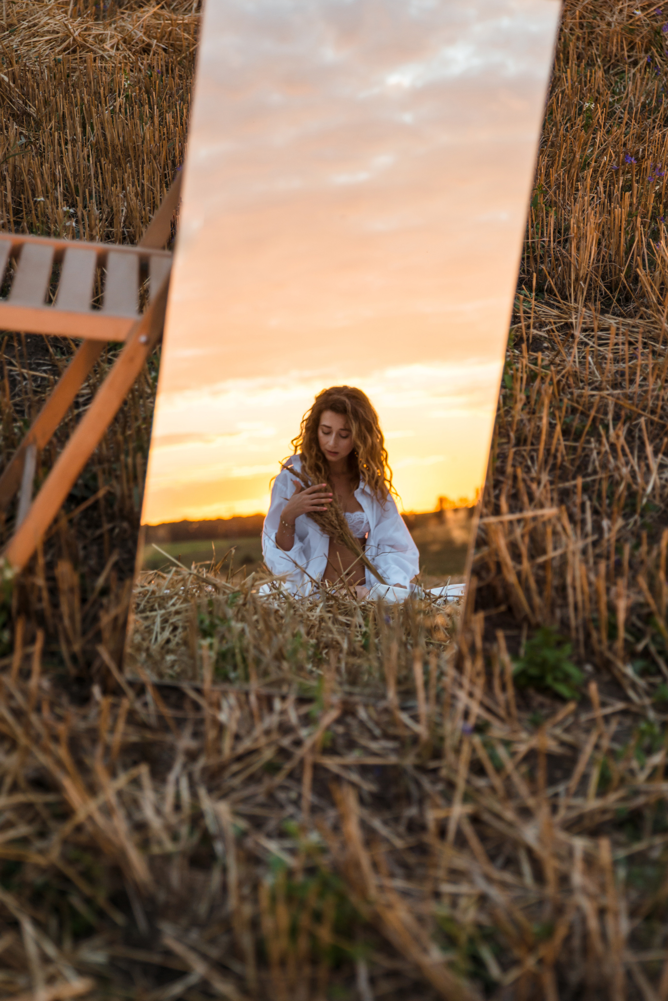Закат и девушка. Свадебный и портретный фотограф в Белгороде Олеся Гавшина