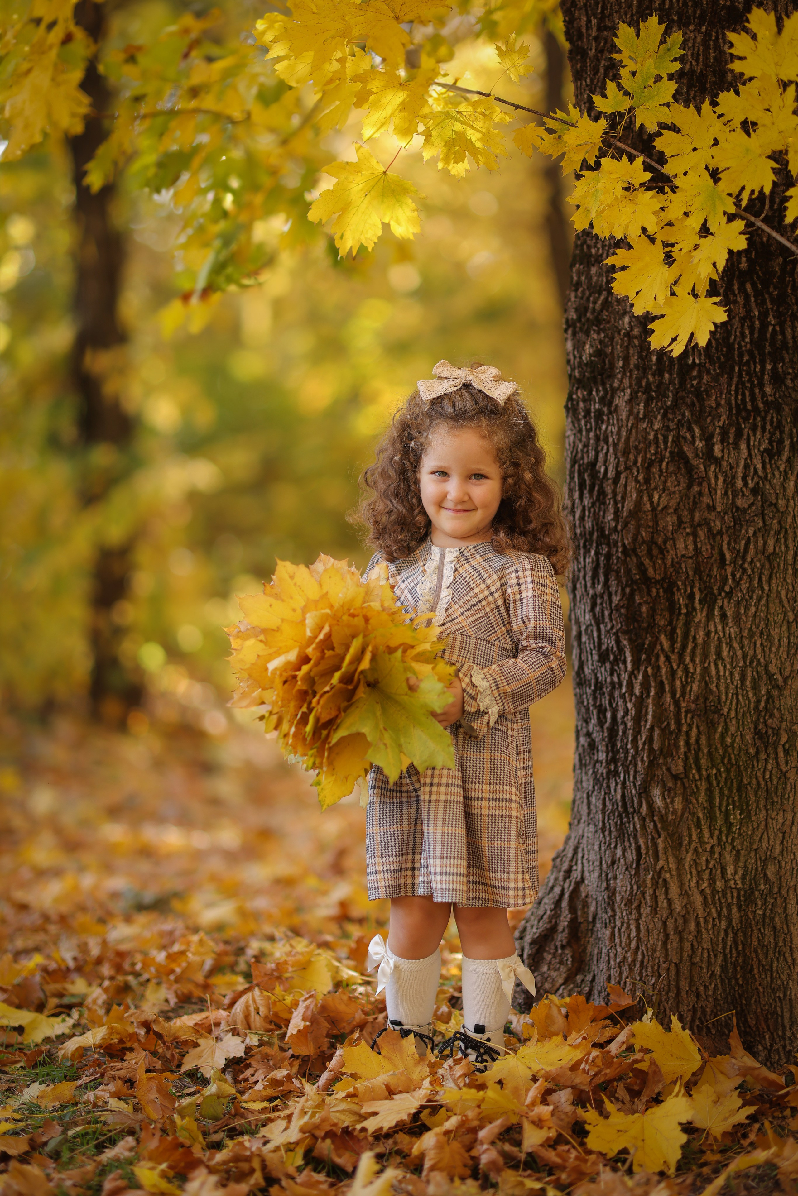 Семейная осенняя фотосессия — Светлана, Аслан и Лора. Анна Бондарева — детский и семейный фотограф, обучение фотографии. Кавказские Минеральные Воды, Пятигорск