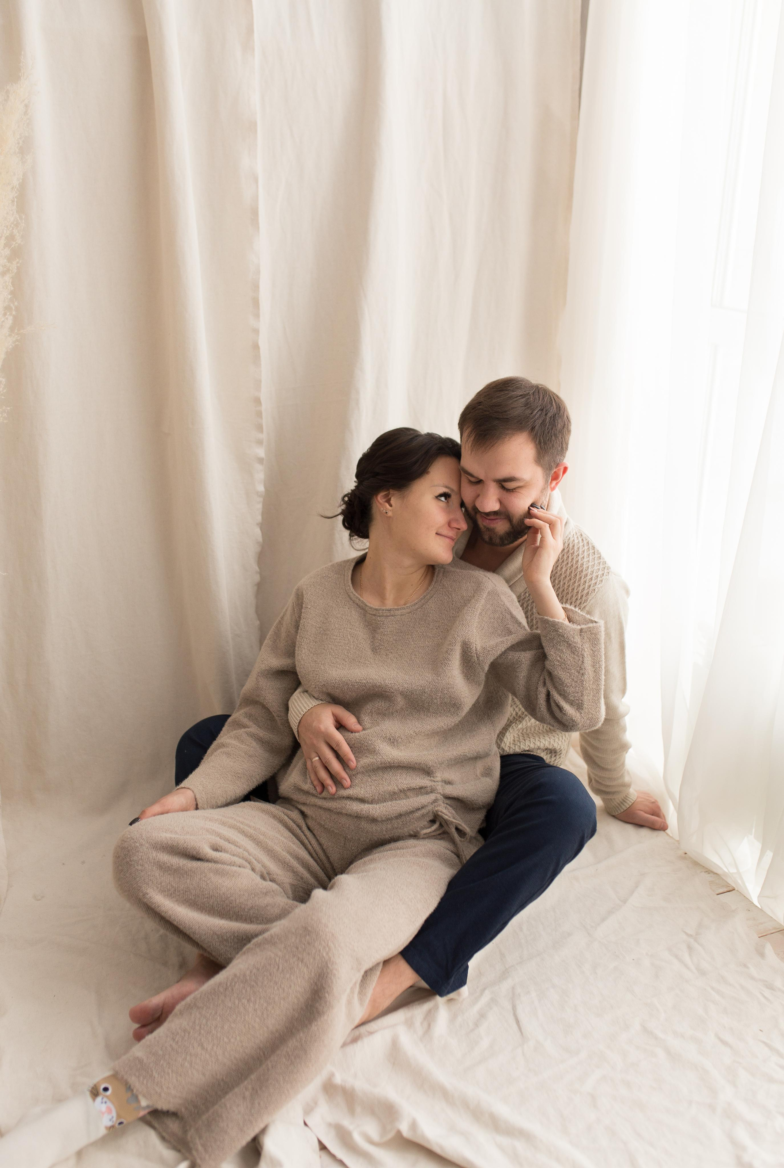 В ожидании. Фотограф новорождённых малышей и детский фотограф В Казани Лана Максим