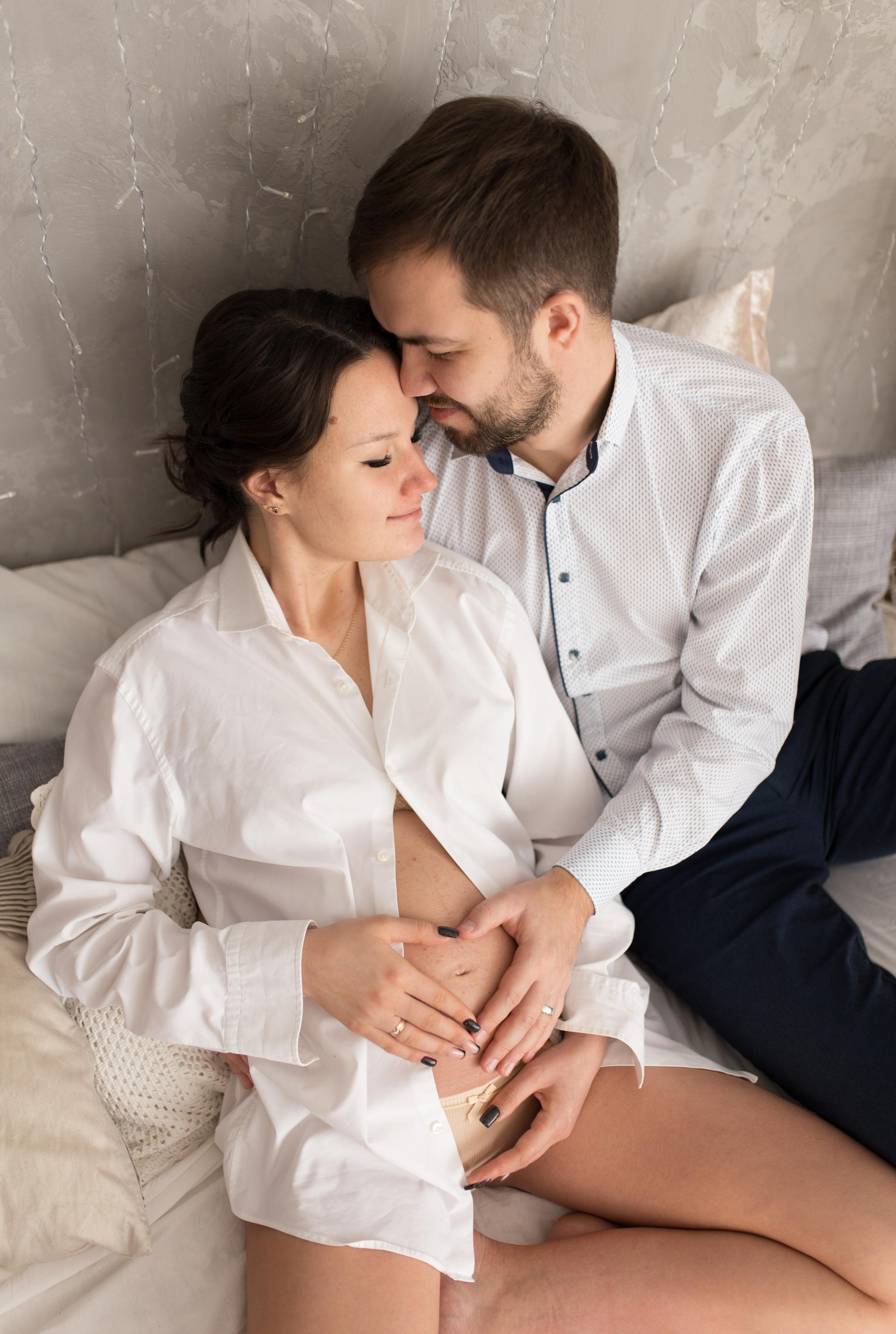 В ожидании. Фотограф новорождённых малышей и детский фотограф В Казани Лана Максим