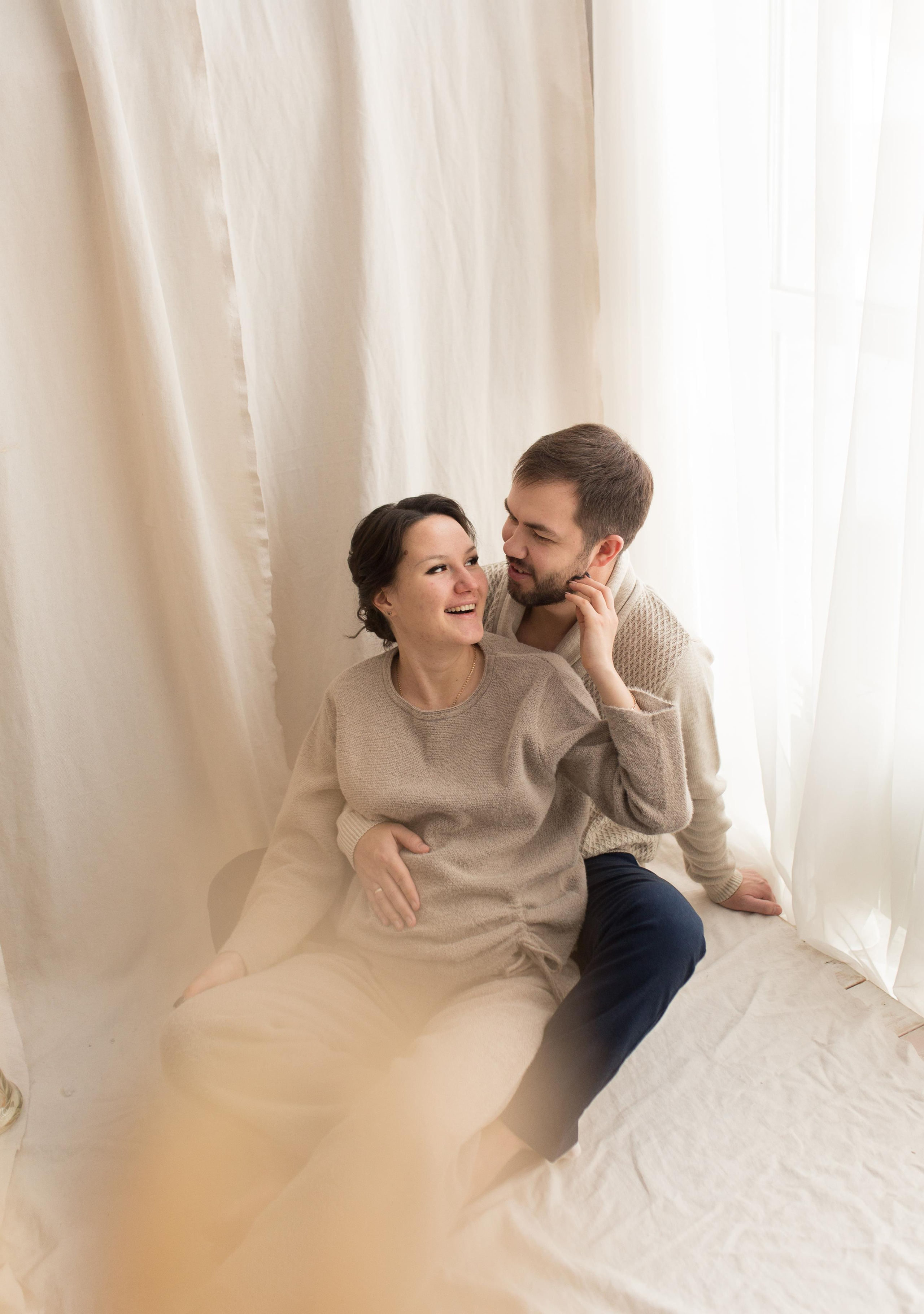 В ожидании. Фотограф новорождённых малышей и детский фотограф В Казани Лана Максим