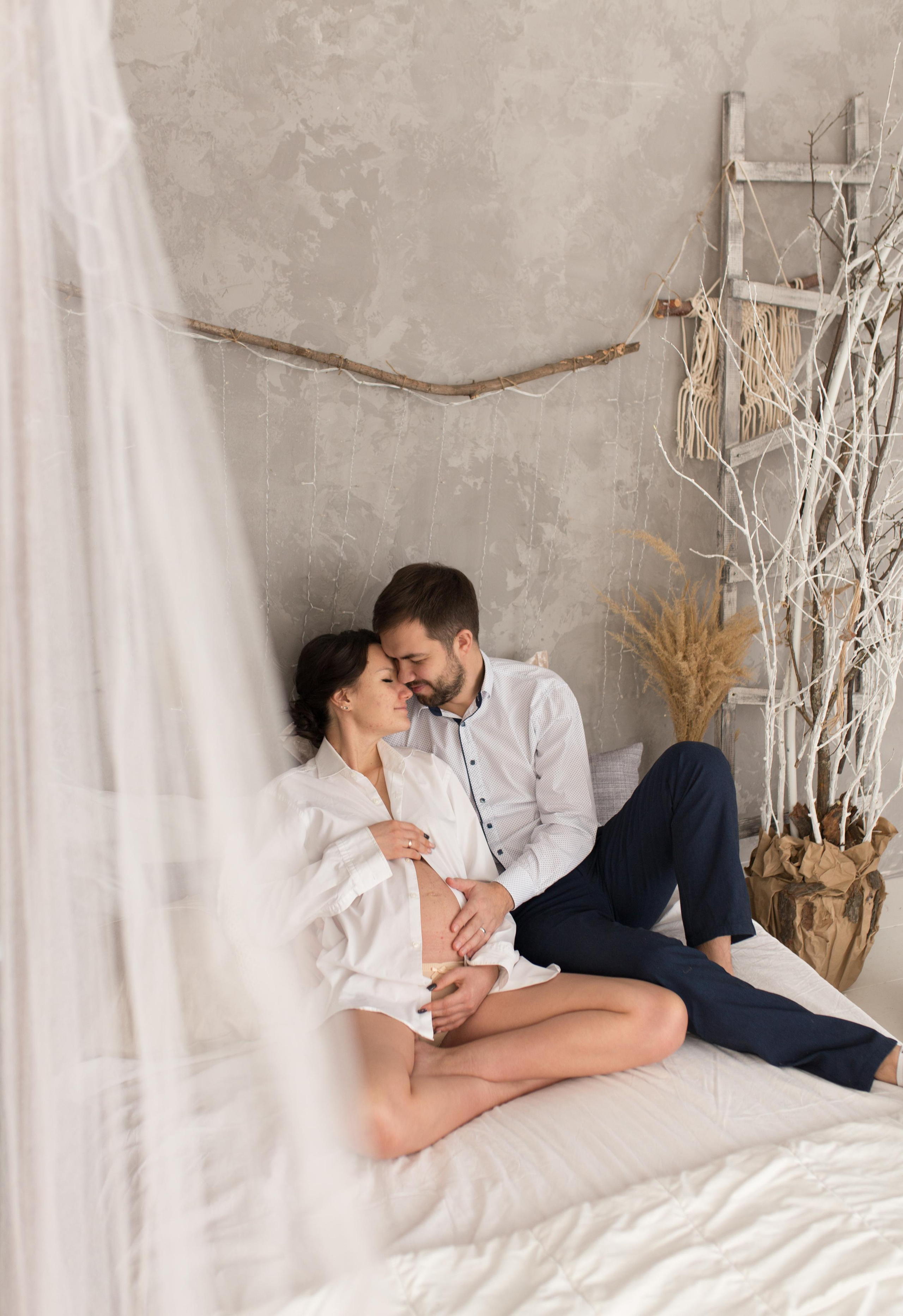 В ожидании. Фотограф новорождённых малышей и детский фотограф В Казани Лана Максим