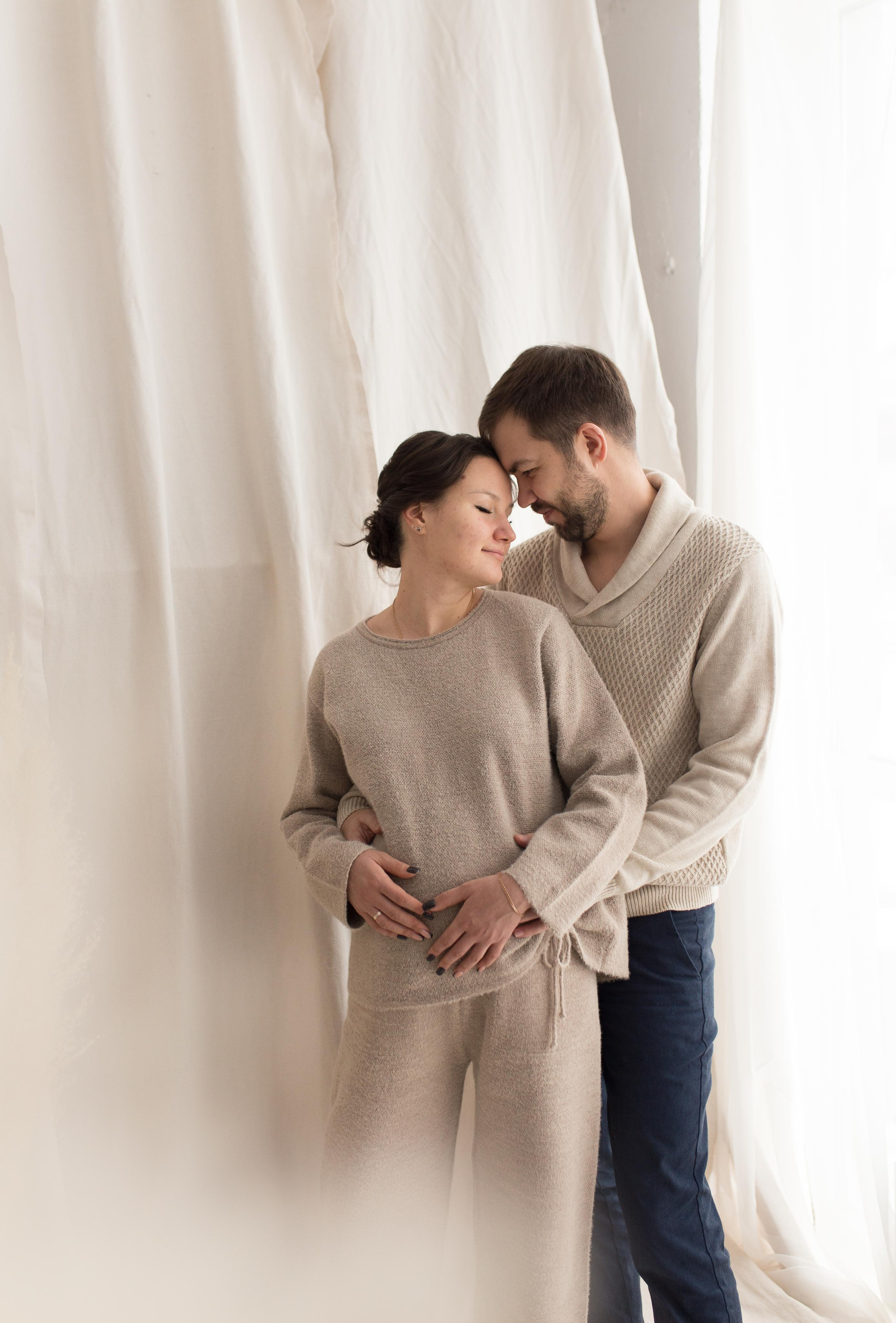 В ожидании. Фотограф новорождённых малышей и детский фотограф В Казани Лана Максим