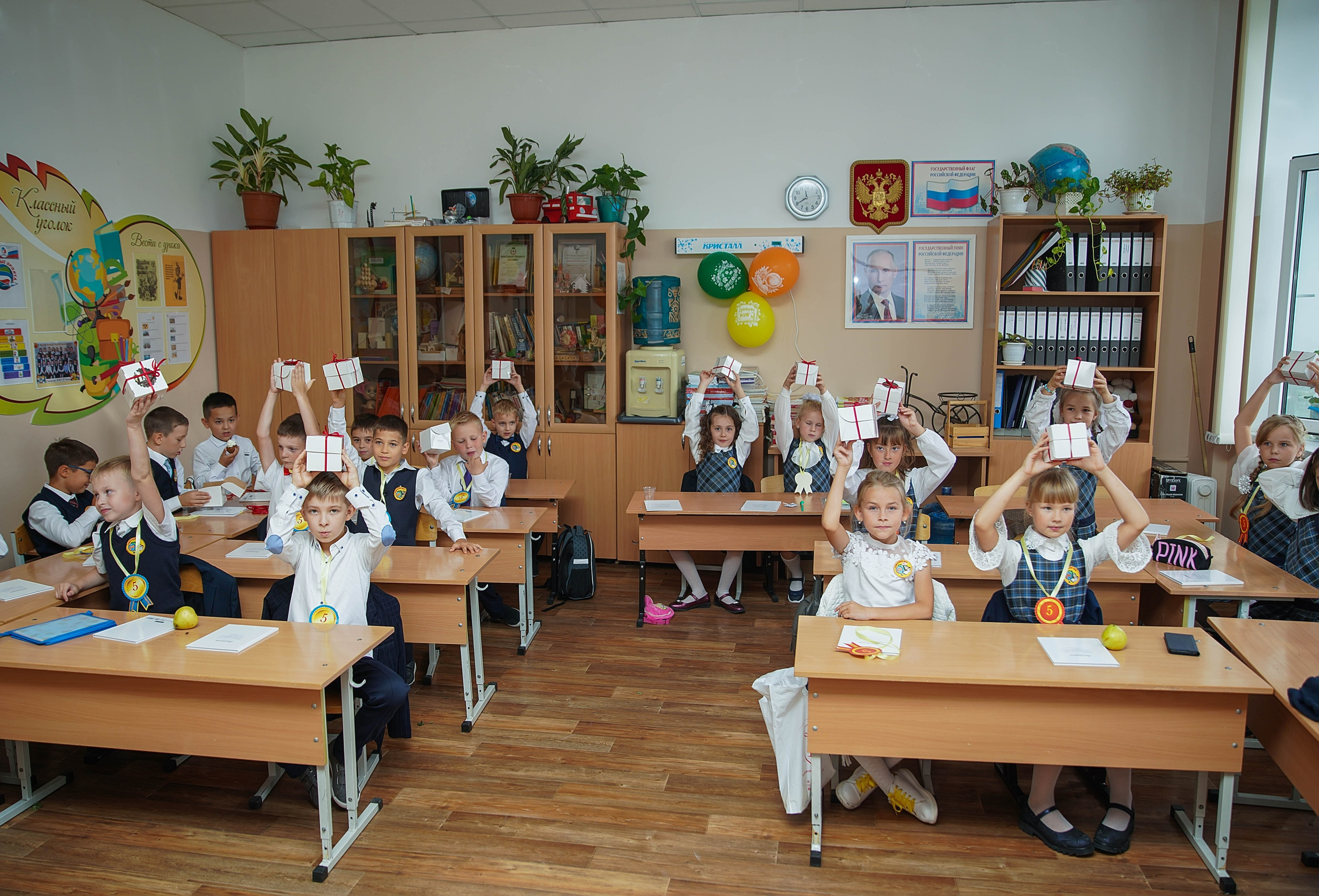 Праздник в классе. Семейный и детский фотограф в Нижнем Новгороде