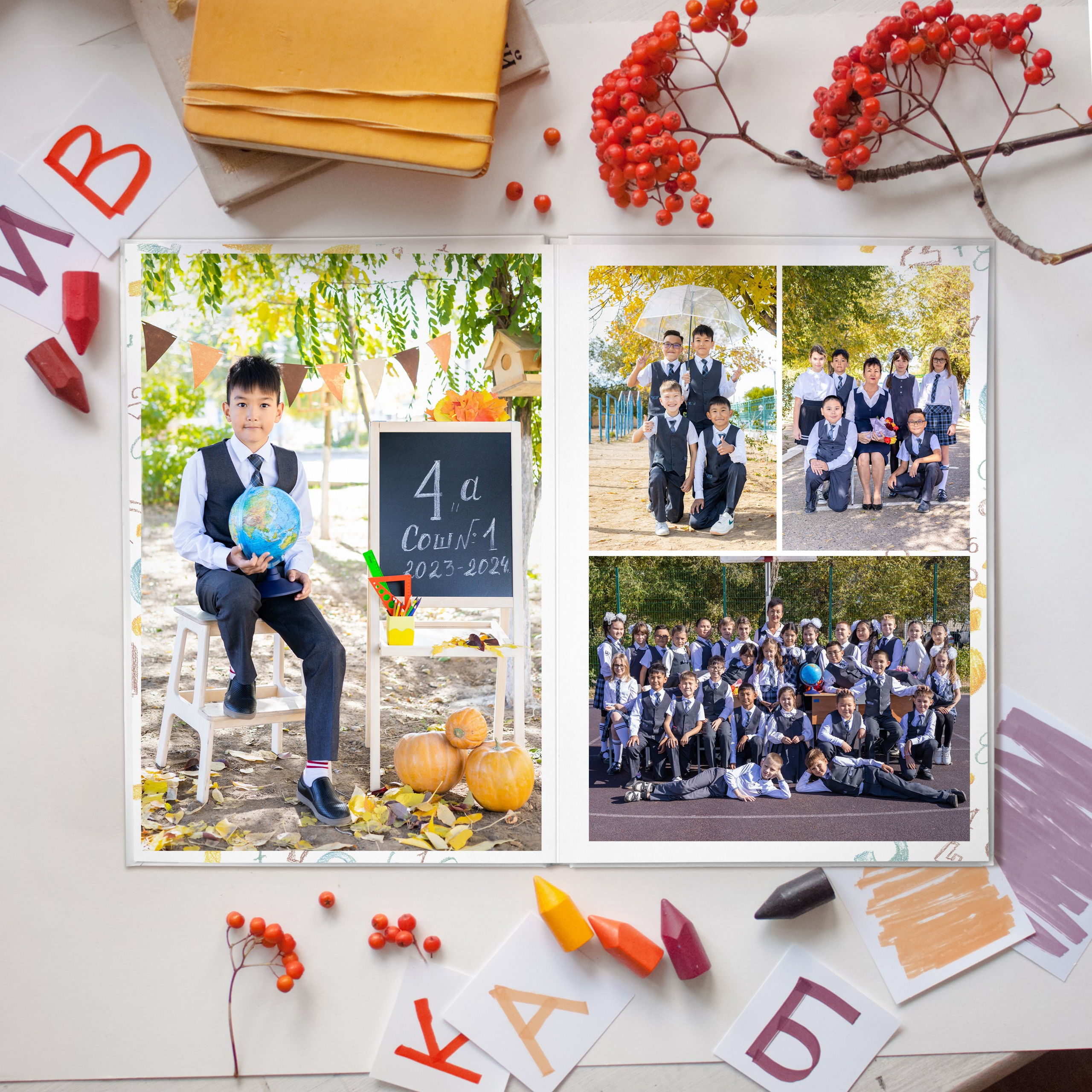 Алфавит. Дизайнер fotokniga_ast