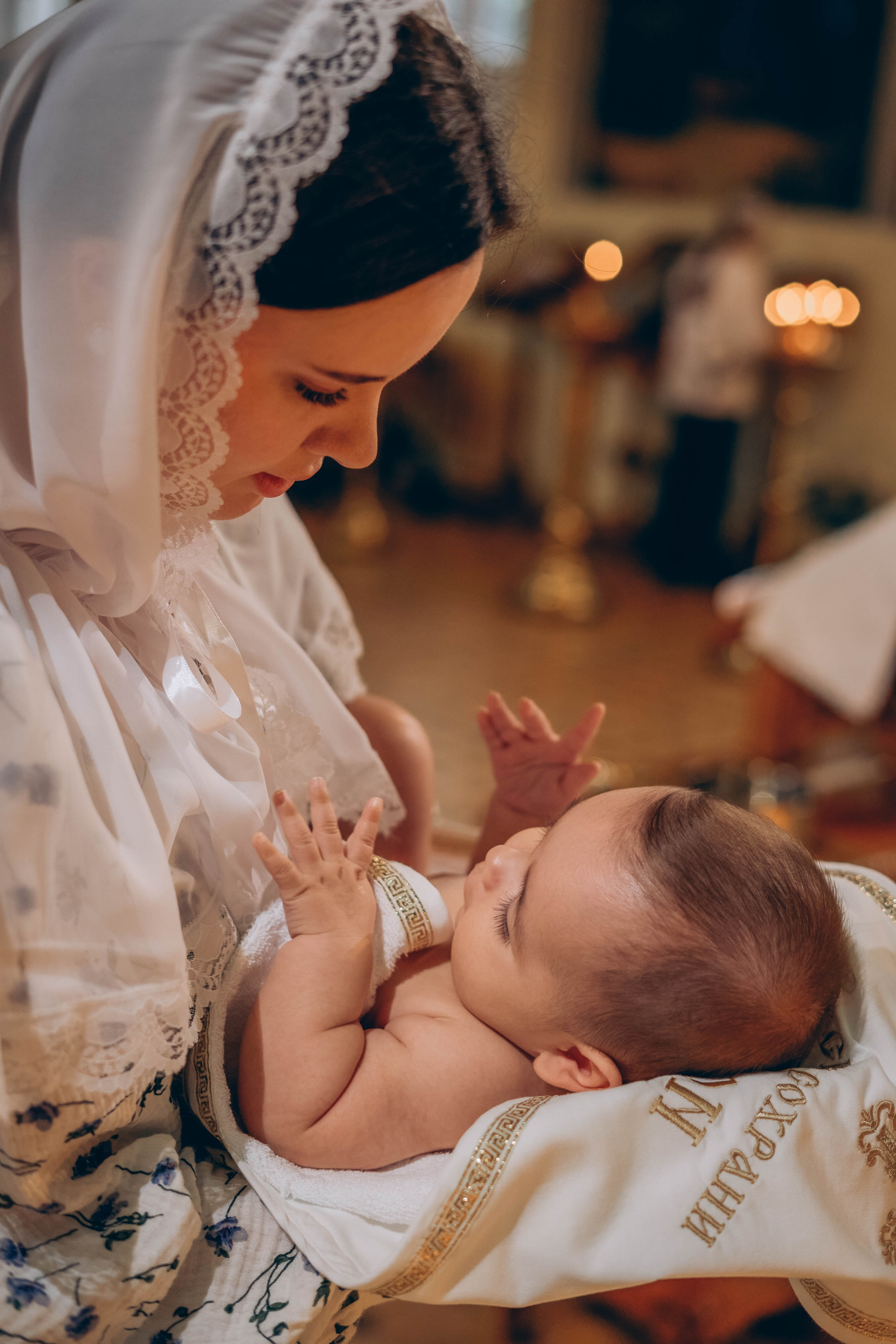 Таинство крещения Мирона