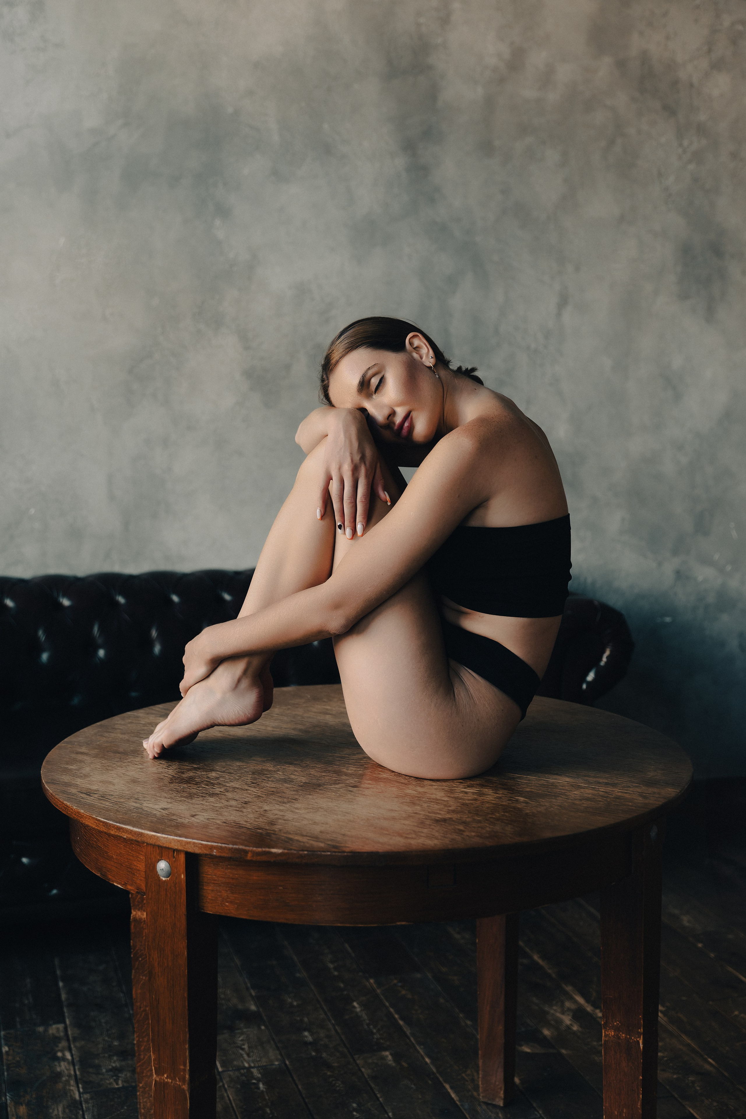 Ксения — фотосессия в студии. Свадебный и портретный фотограф в Санкт-Петербурге Анна Демьянова