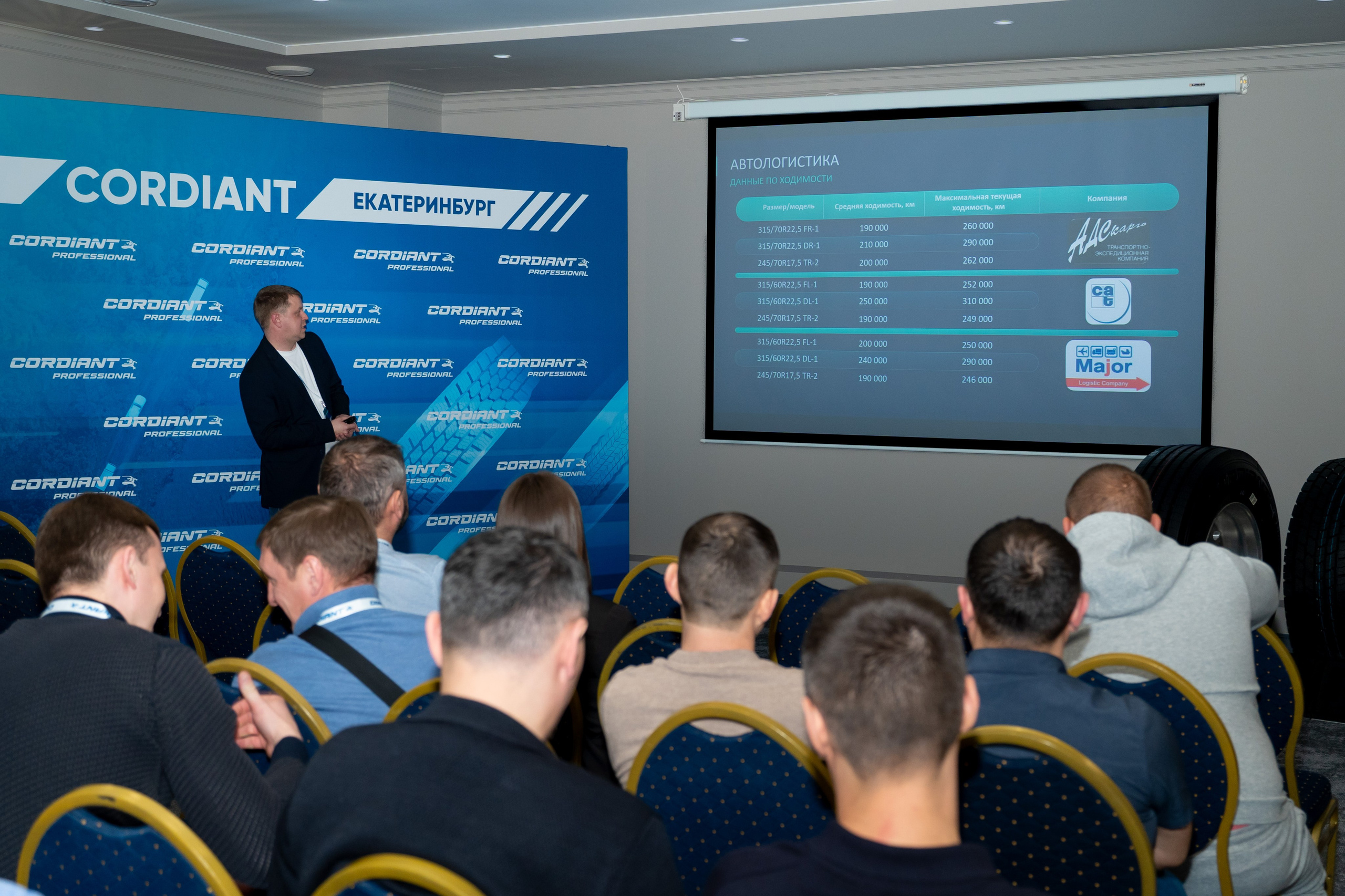 Конференция по грузовым шинам Cordiant. Фотограф в Екатеринбурге Юрий Кутаев