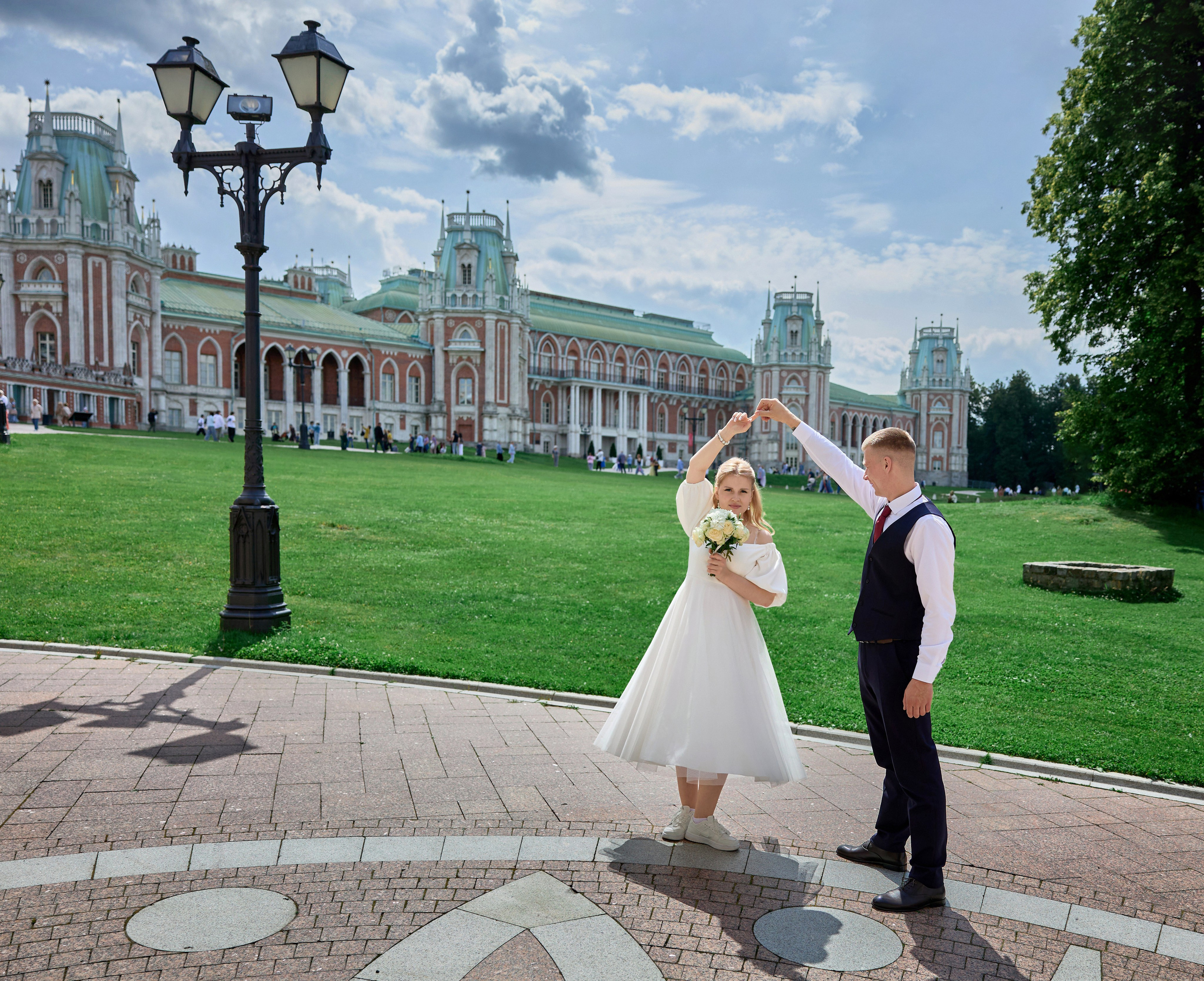 Свадебная фотосессия в Царицыно