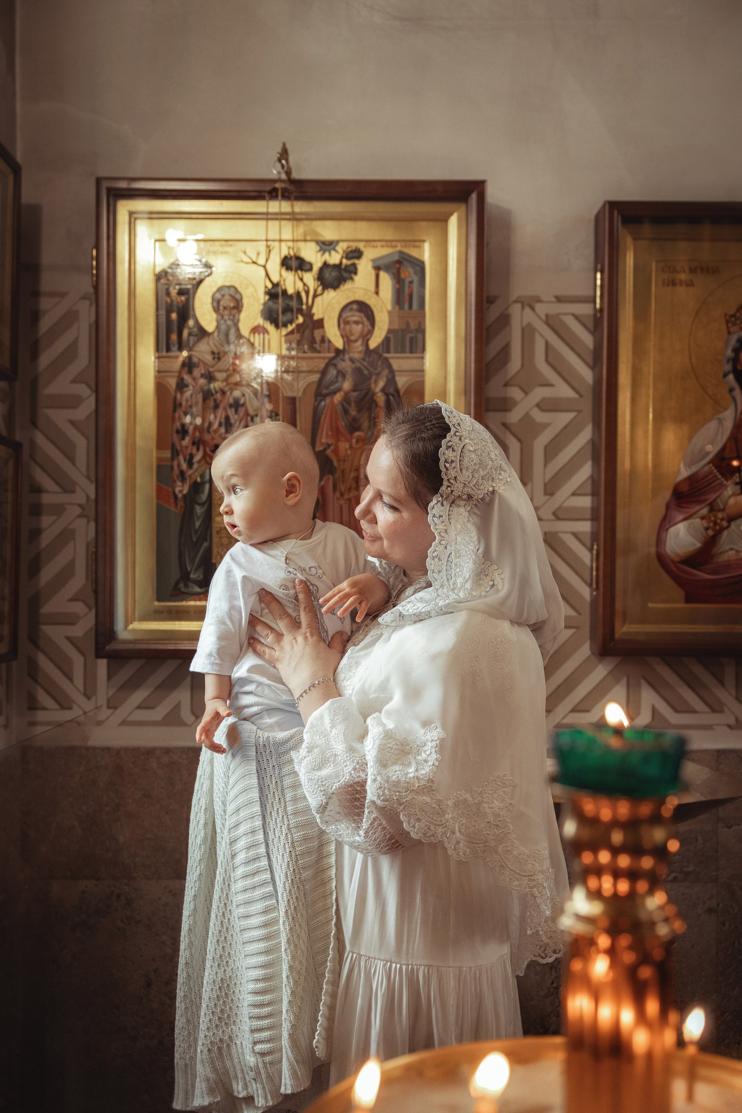 Таинство Крещения Данилы. Храм Матроны Московской г. Краснодар. Фотограф на Крещение и Венчание Краснодарский край — Гранкина Юлия