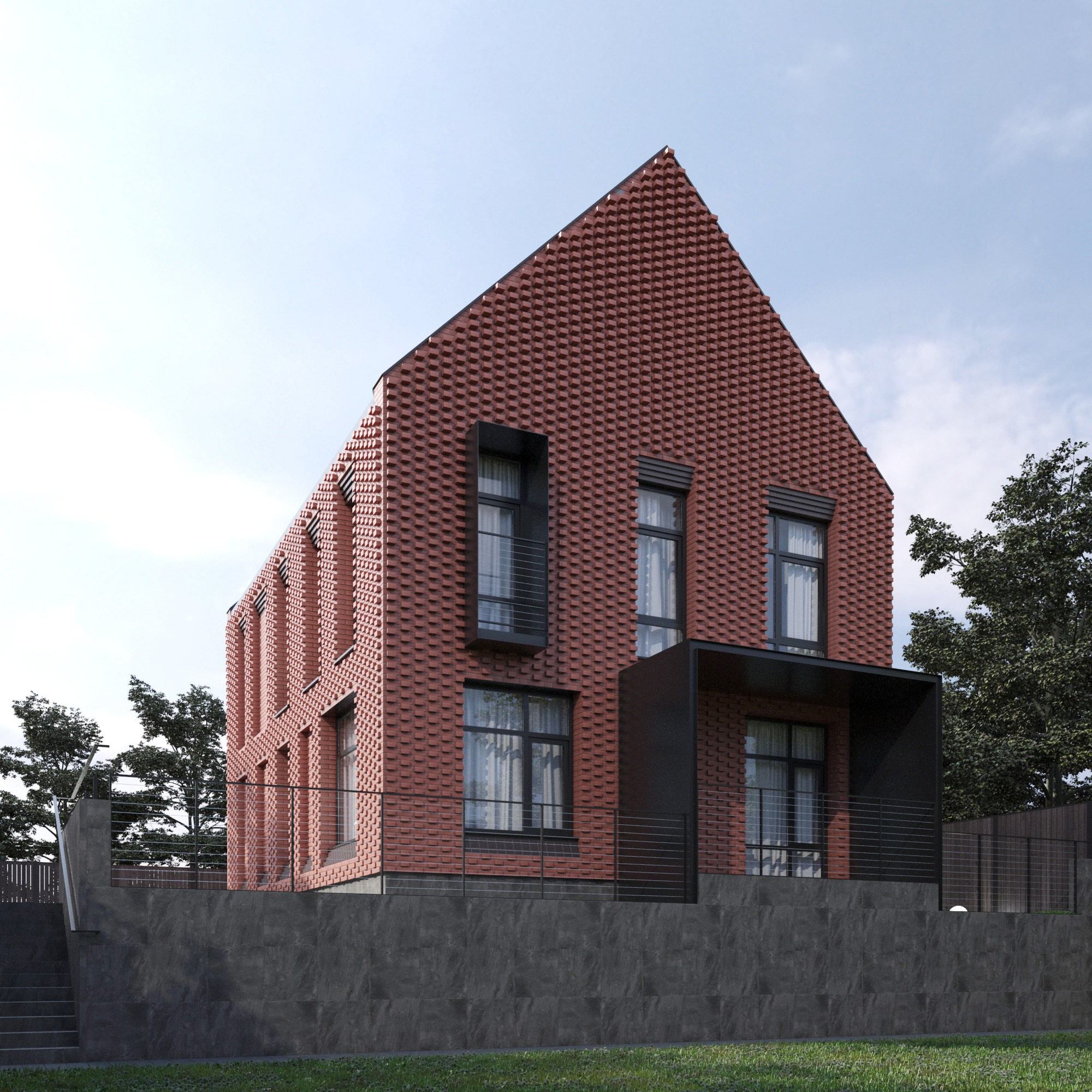 Brick_house. SAAS Селиванов Алексей Архитектурная Студия