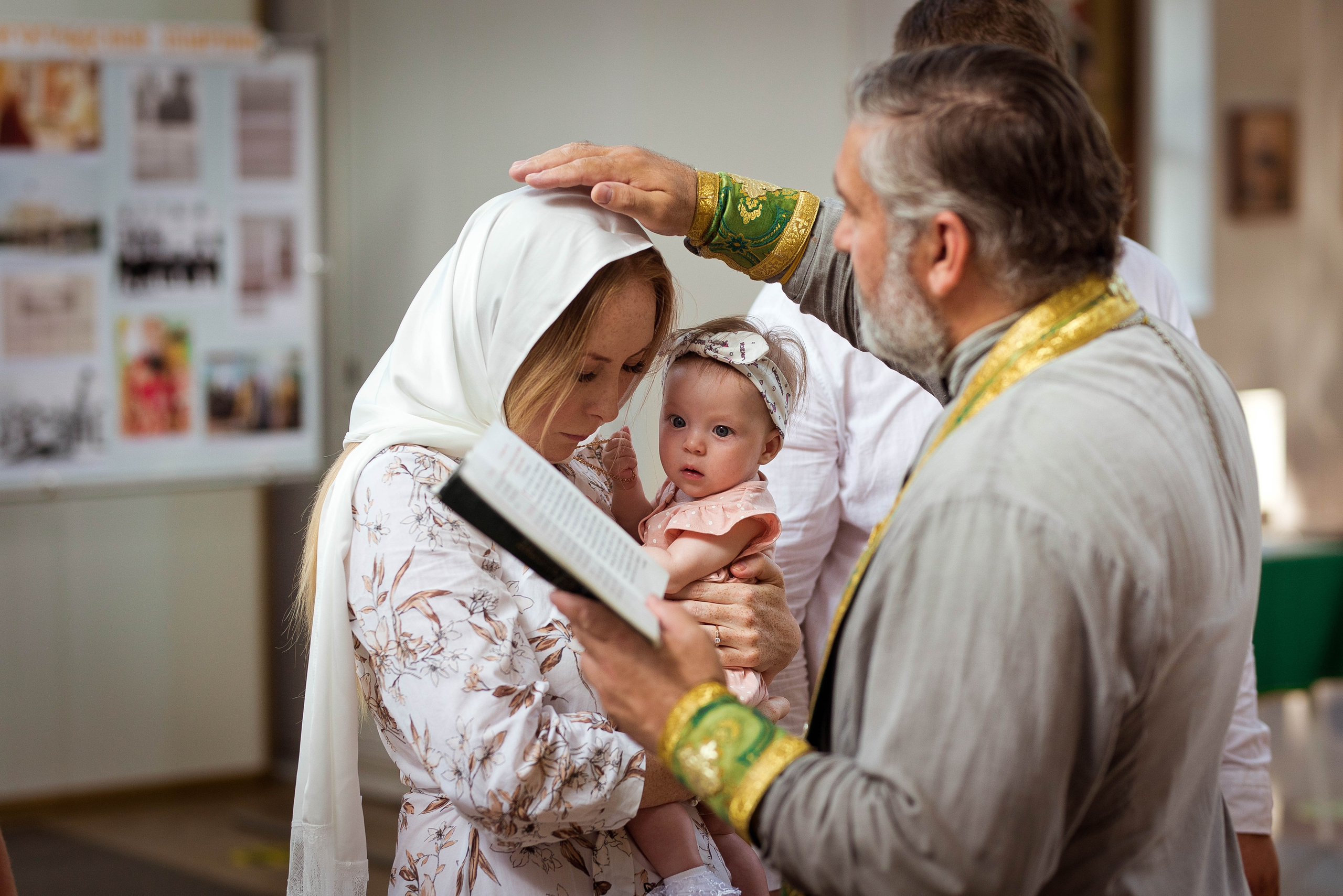 Крещение Варвары. Свадебный и семейный фотограф Яна Стражева. Волгоград, Москва