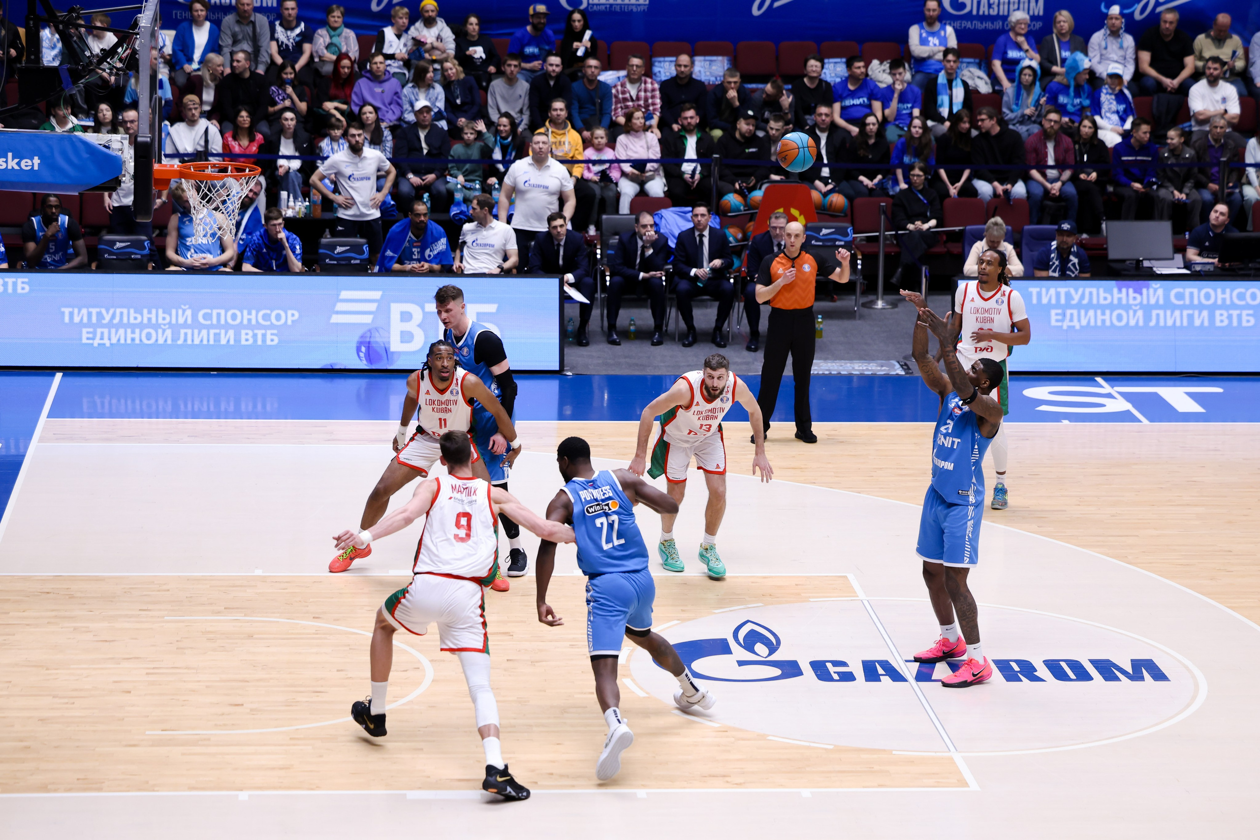 БК Зенит — БК Локомотив-Кубань 07.05.2025. Спортивный и репортажный фотограф Антон Тереханов