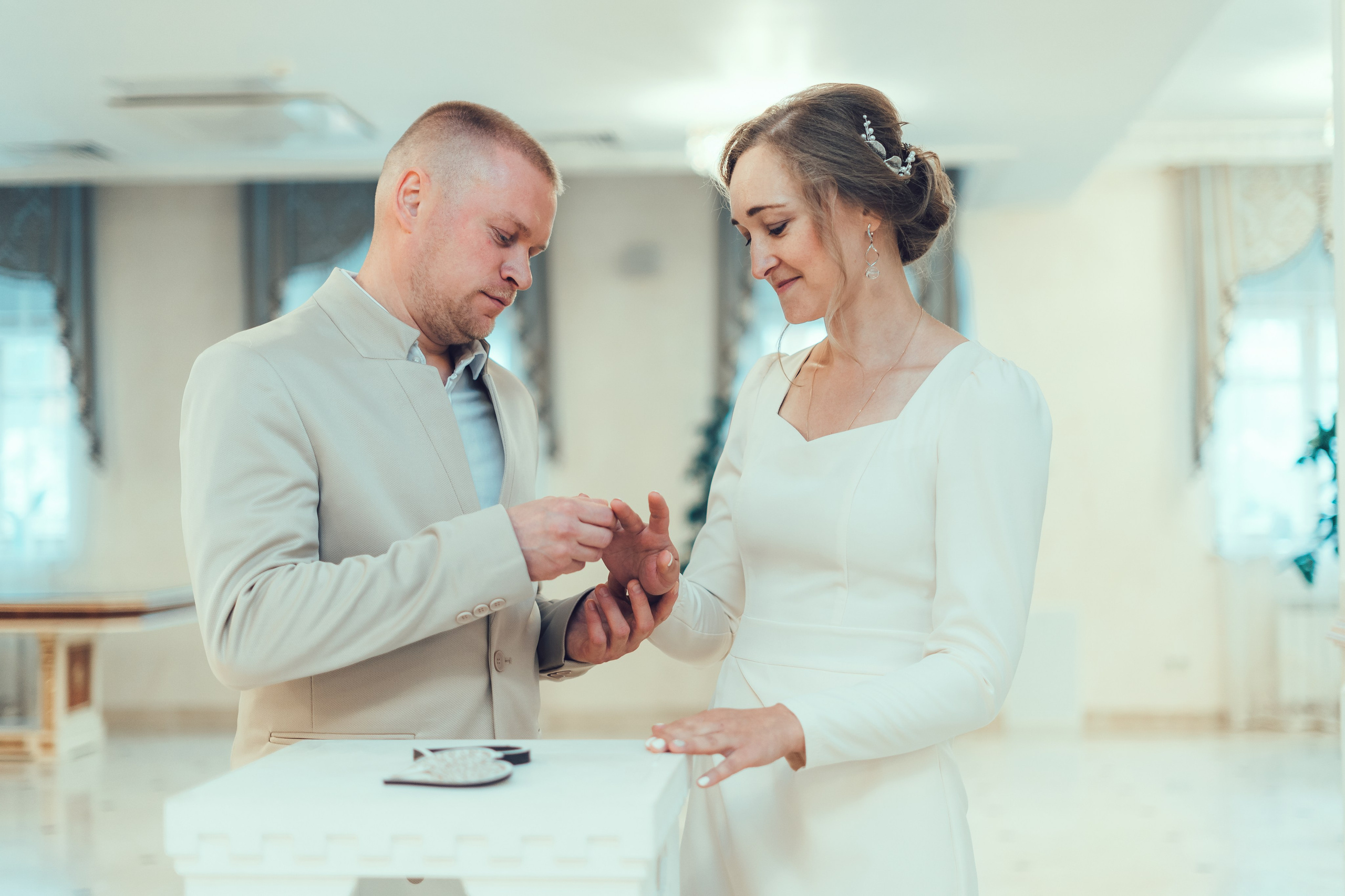 Ирина и Дмитрий, ЗАГС у Матроны Московской. Наталья Дукалова фотограф Щелково Королев Пушкино Москва Балашиха