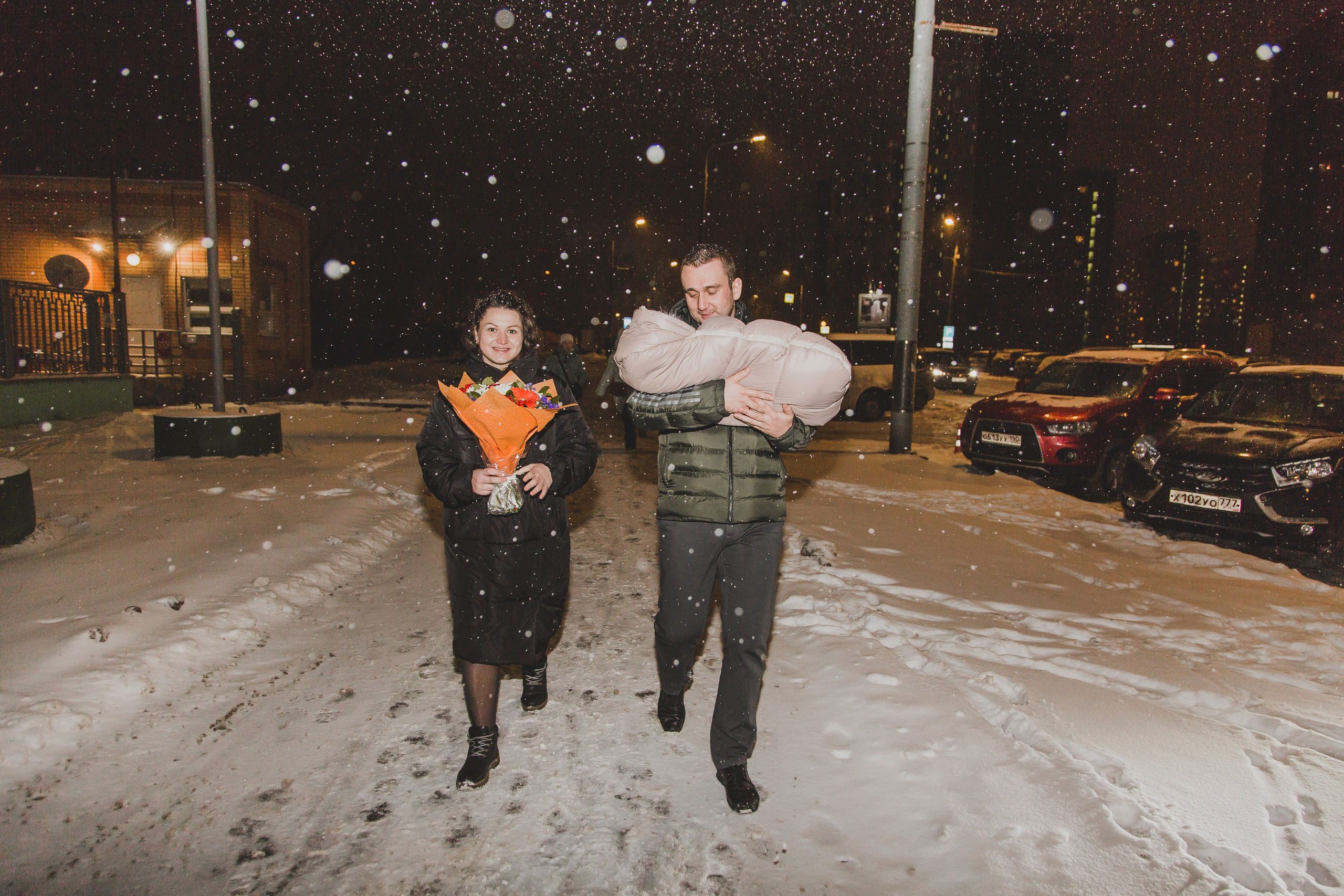 Выписка 28 января. Свадебный фотограф Александр Абрамов Москва / Зеленоград