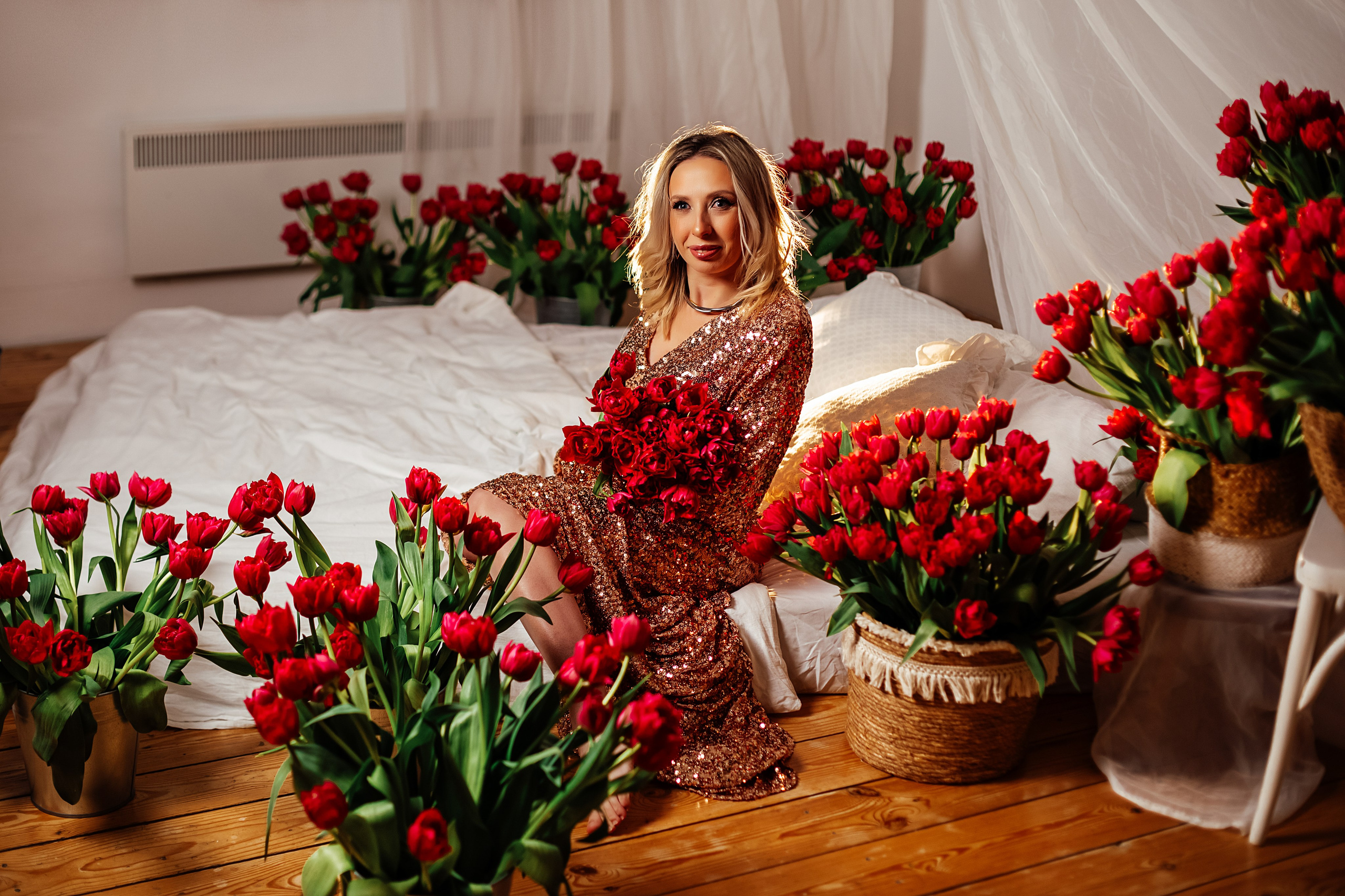 Фотосессия с тюльпанами. Https://malovafoto.ru