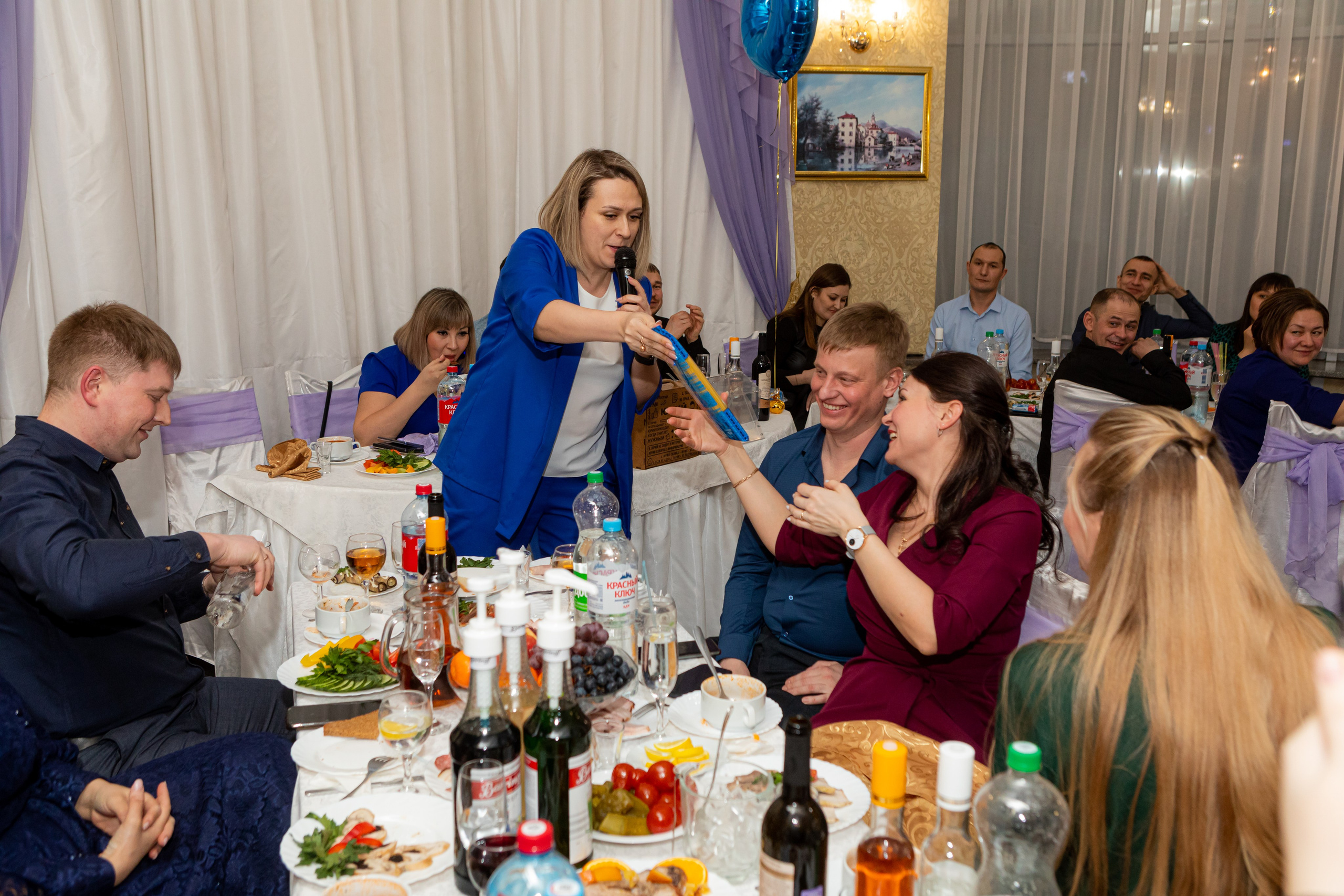 «Синяя вечеринка» Юбилей Юрия. Ведущая праздников и мероприятий Ирина Гумерова