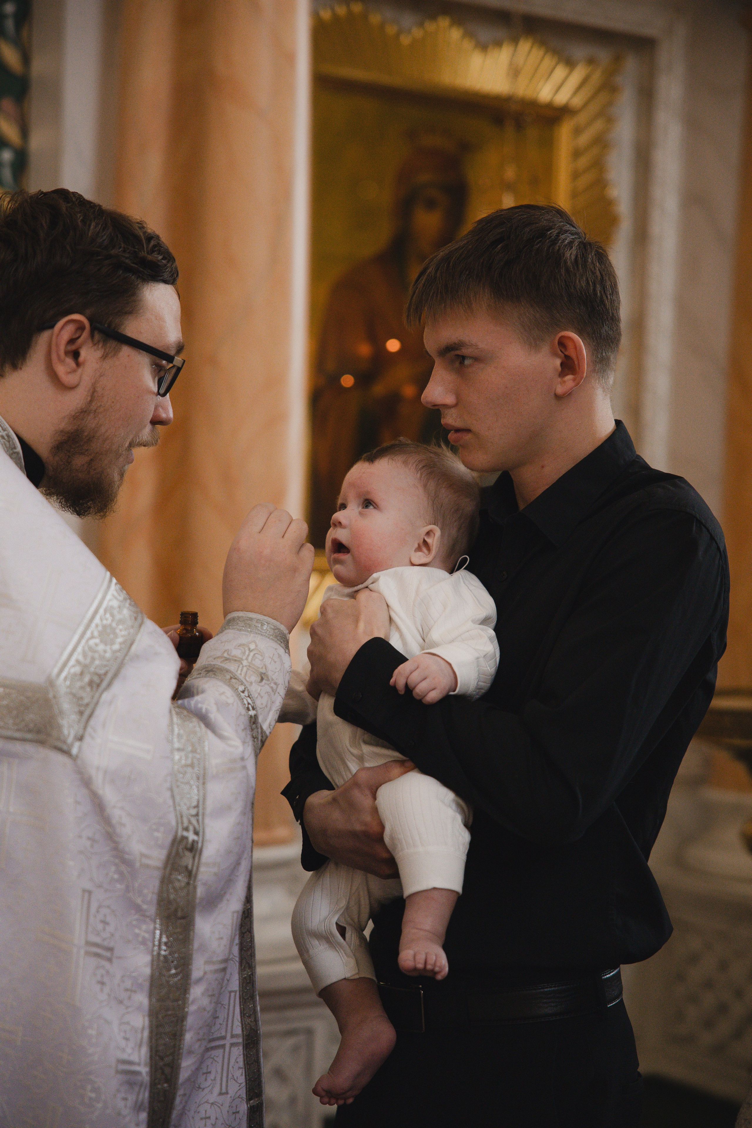 Крещение Кирюши. Фотограф Ломакина Анастасия