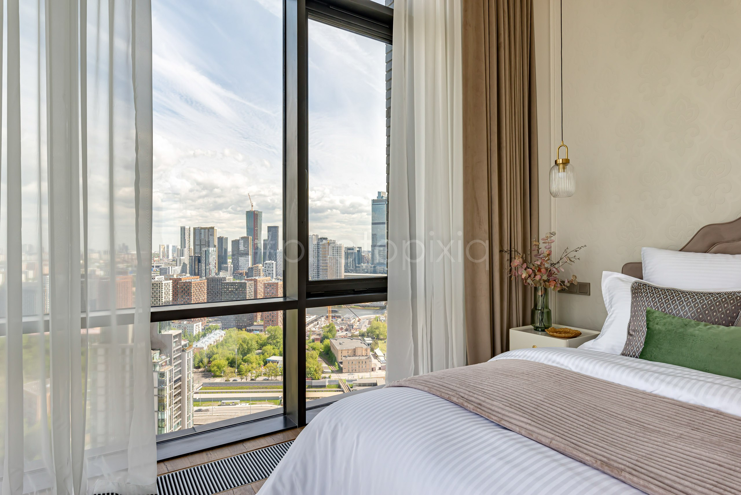 Интерьерная съёмка квартиры в Фили Сити. Интерьерная съёмка и виртуальные туры — Интерьерный фотограф Кузнецов Сергей (photopixiq)