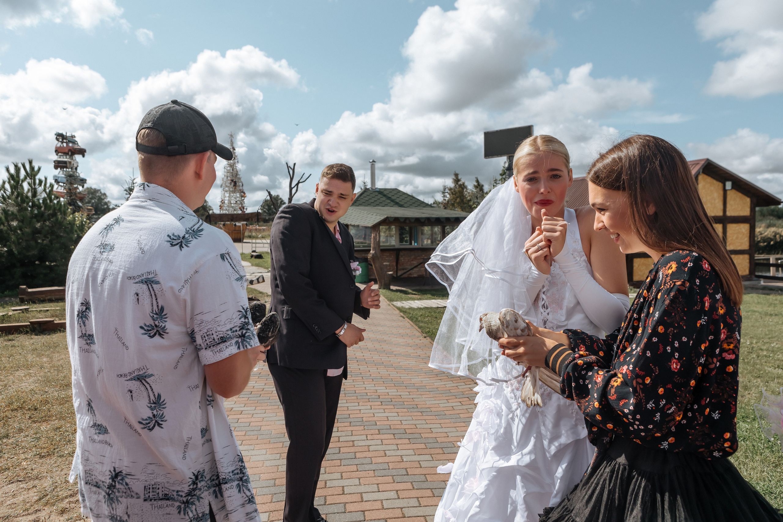 Свадьба в стиле 90х. Свадебный фотограф  Калининград | Москва|