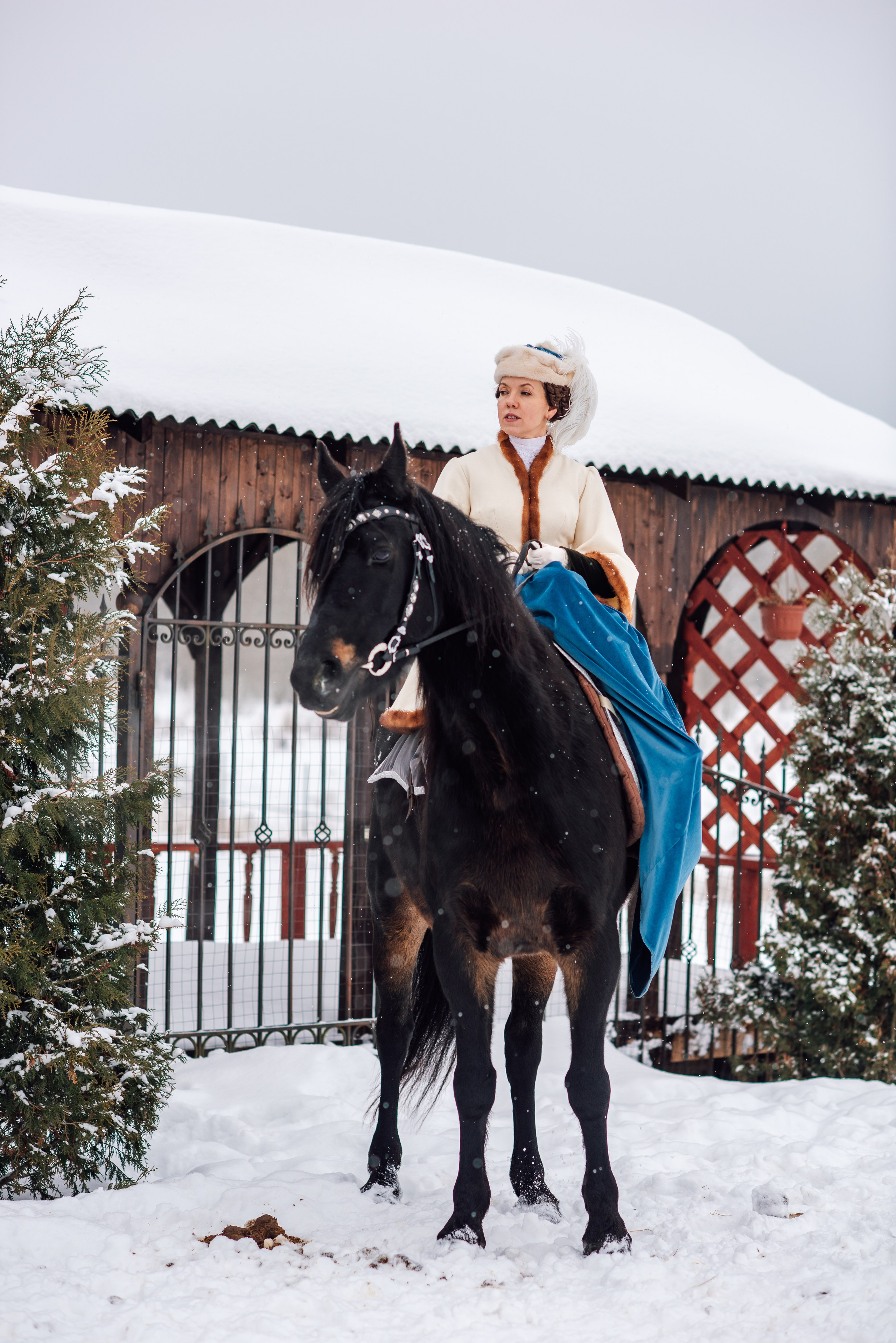 Зимняя парфорсная охота. Фотограф Диана Вальтер