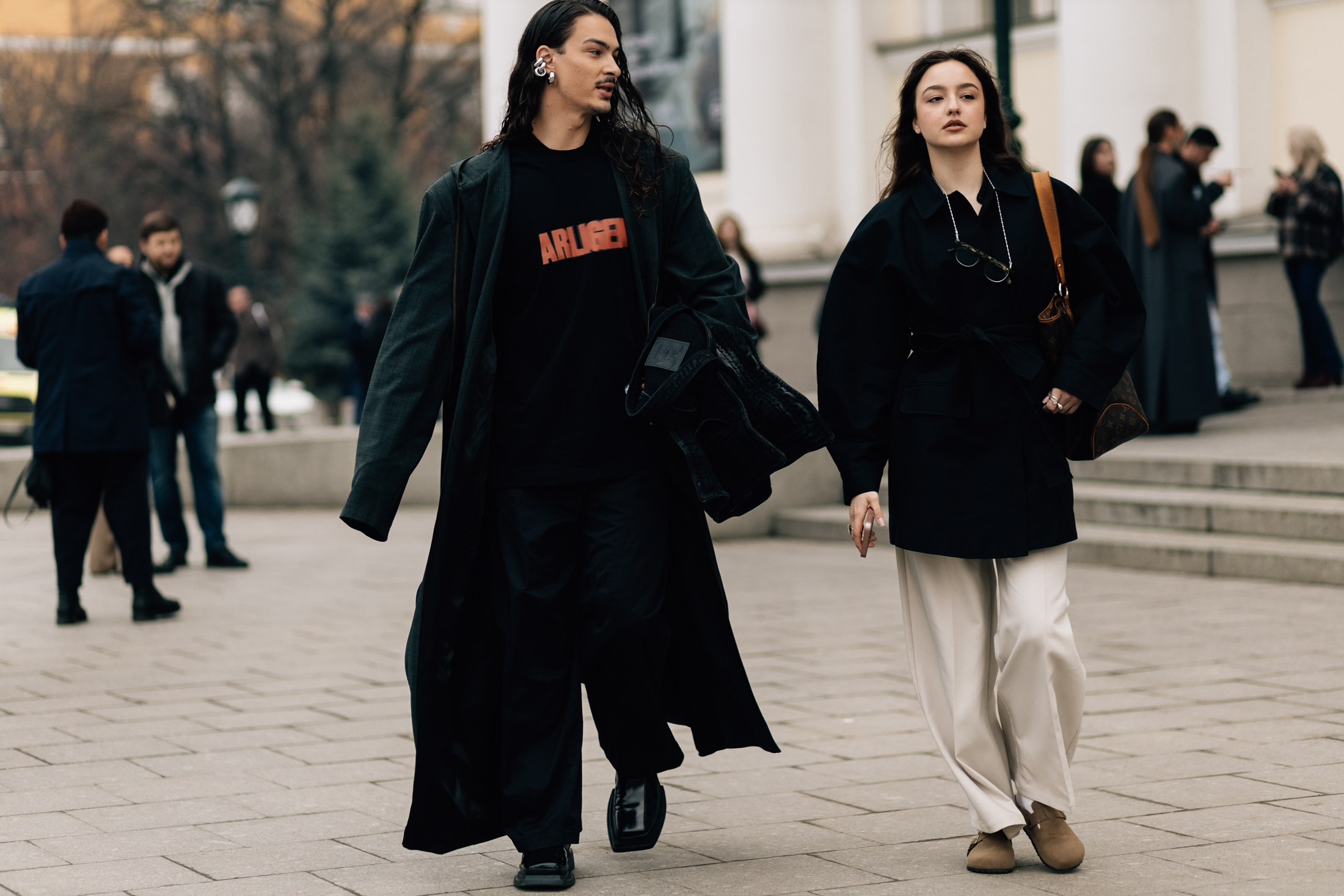 Moscow Fashion Week Streetstyle Day 1. Shami Pezhonov Photography