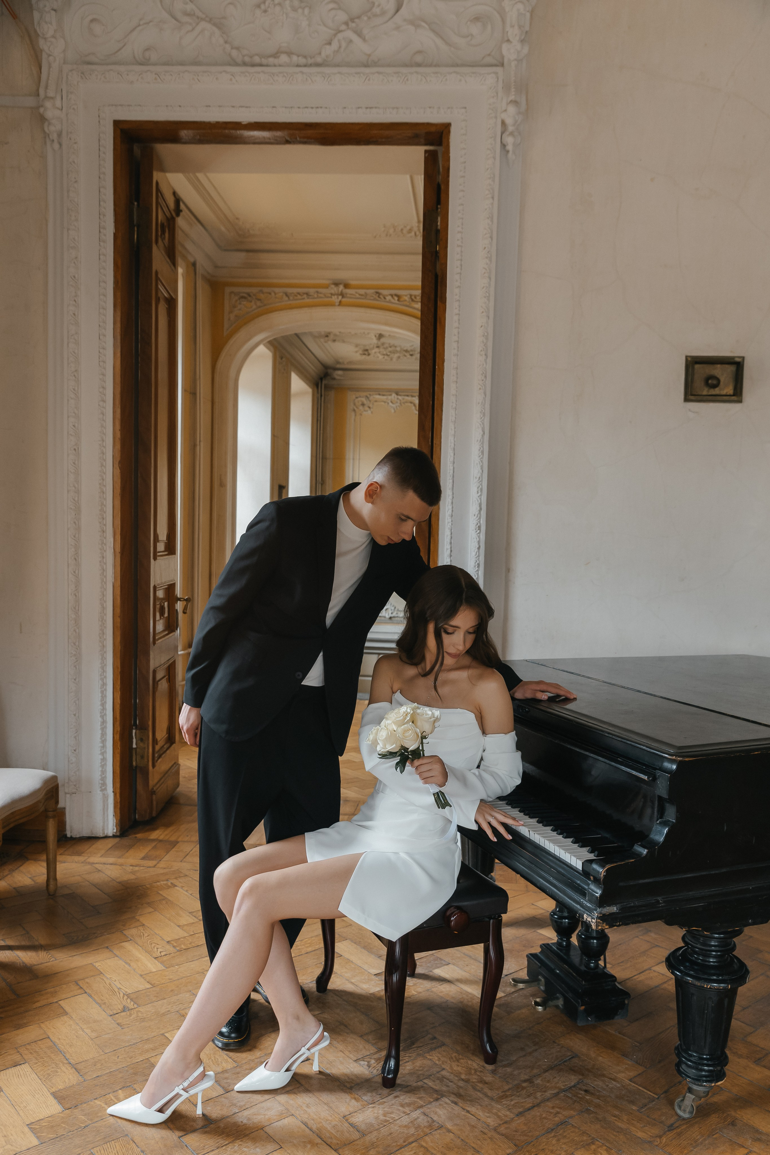 Свадебная фотосессия в Библиотеке-читальне им. А. С. Пушкина. Фотограф и видеограф Анна Домашенко